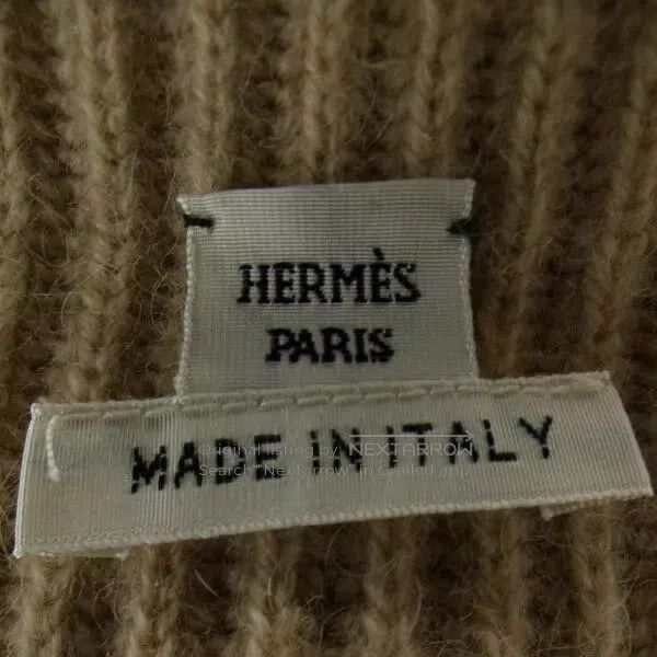 Hermes Hermes Camel Hair High-Neck Knit Dress Size XXS / US 00 / IT 34 - 4 Thumbnail