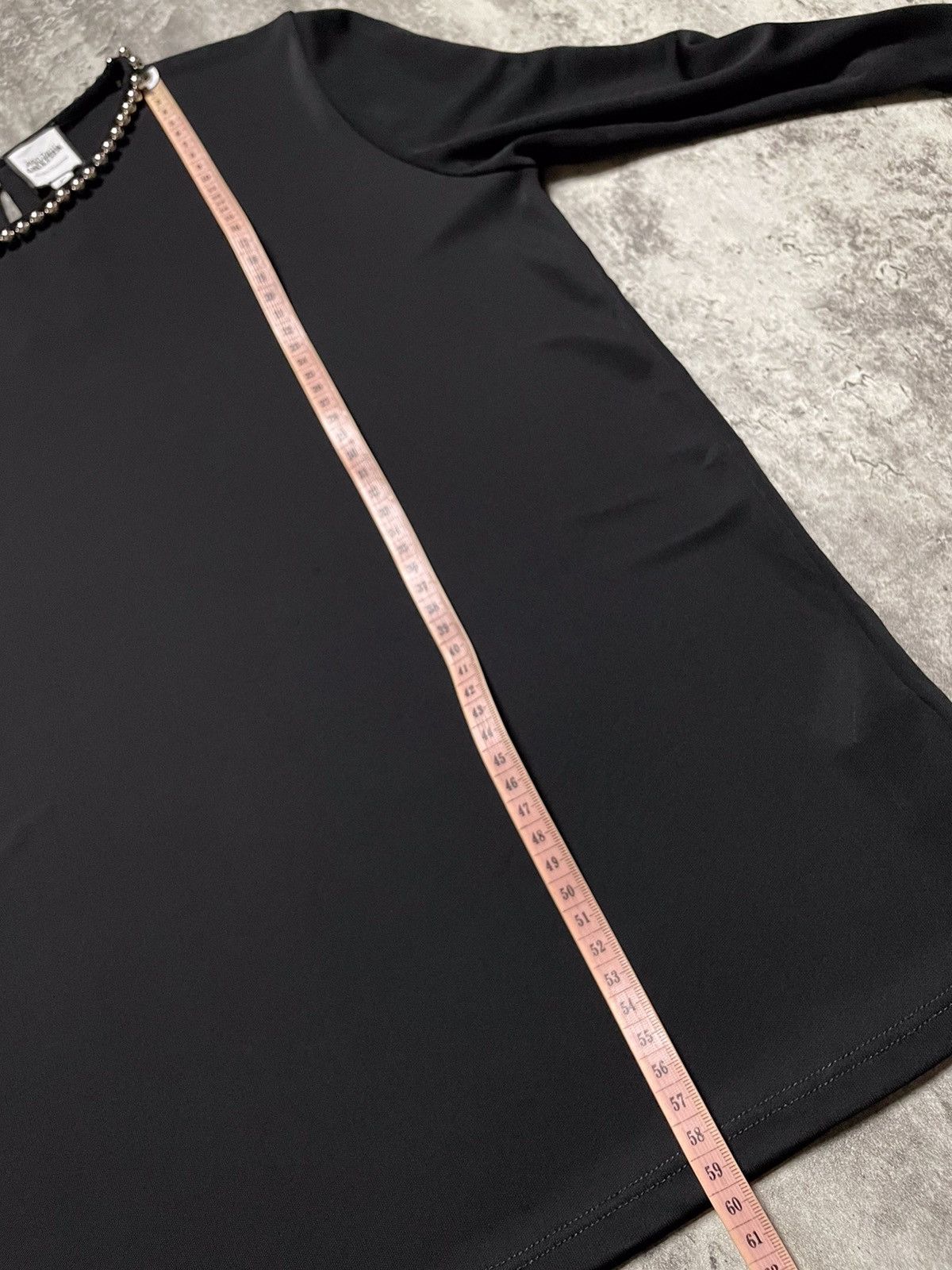 Jean Paul Gaultier Jean Paul Gaultier Black Top With Metal Necklace Size M / US 6-8 / IT 42-44 - 7 Thumbnail