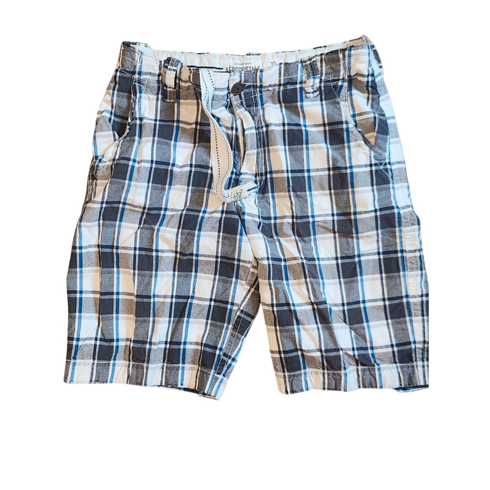 Aeropostale Aeropostale Mens preppy Plaid Shorts cotton Size 32 vtg Size US 32 / EU 48 - 1 Thumbnail