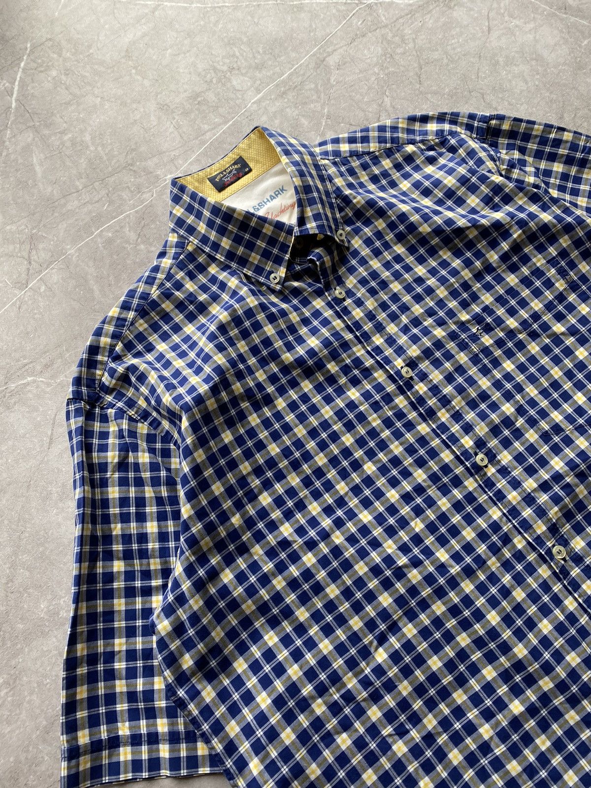 Paul & Shark Paul & Shark Vintage Yachting Royal Club Shirt Button Up Size US XL / EU 56 / 4 - 3 Thumbnail
