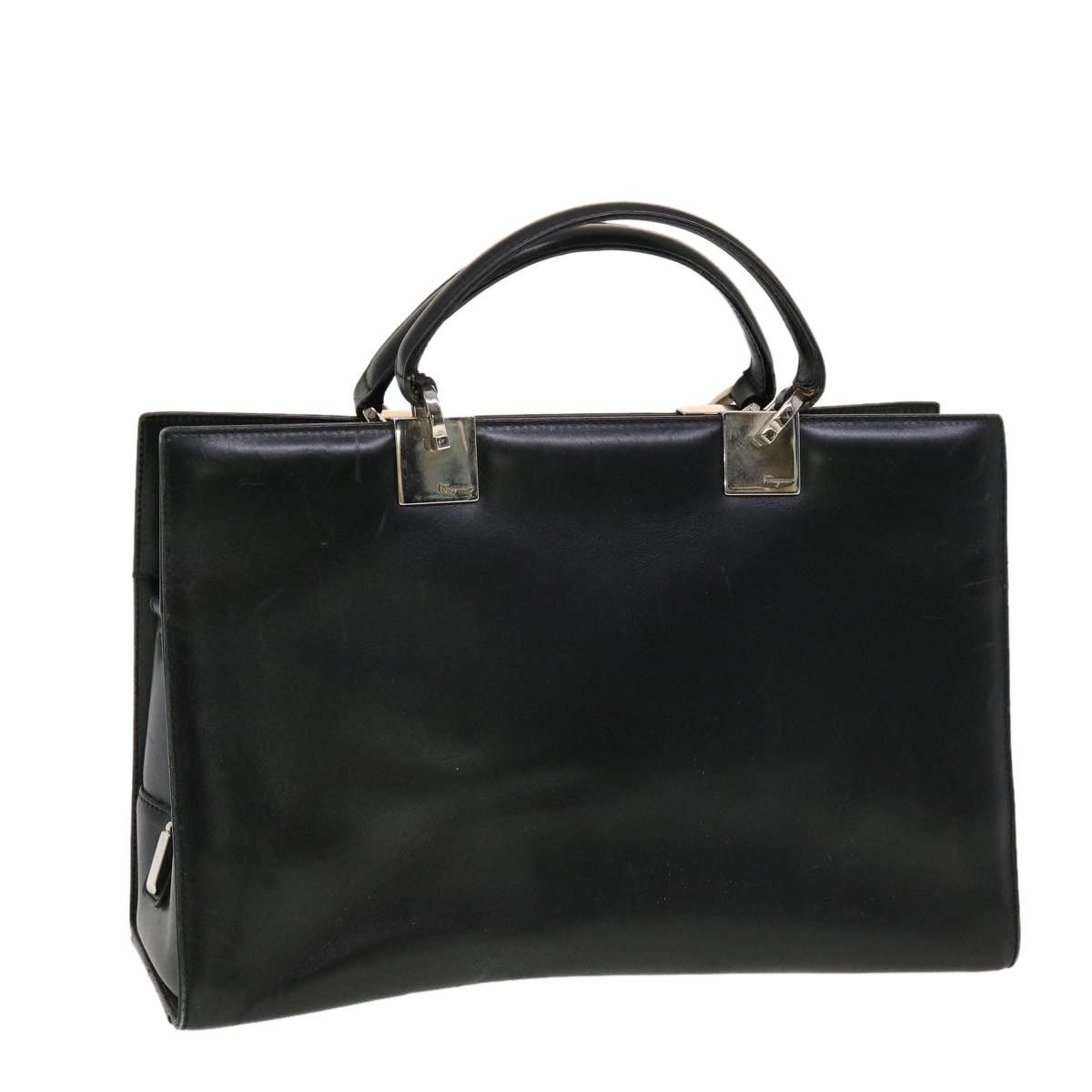Salvatore Ferragamo Salvatore Ferragamo Hand Bag Leather Black Size ONE SIZE - 1 Thumbnail