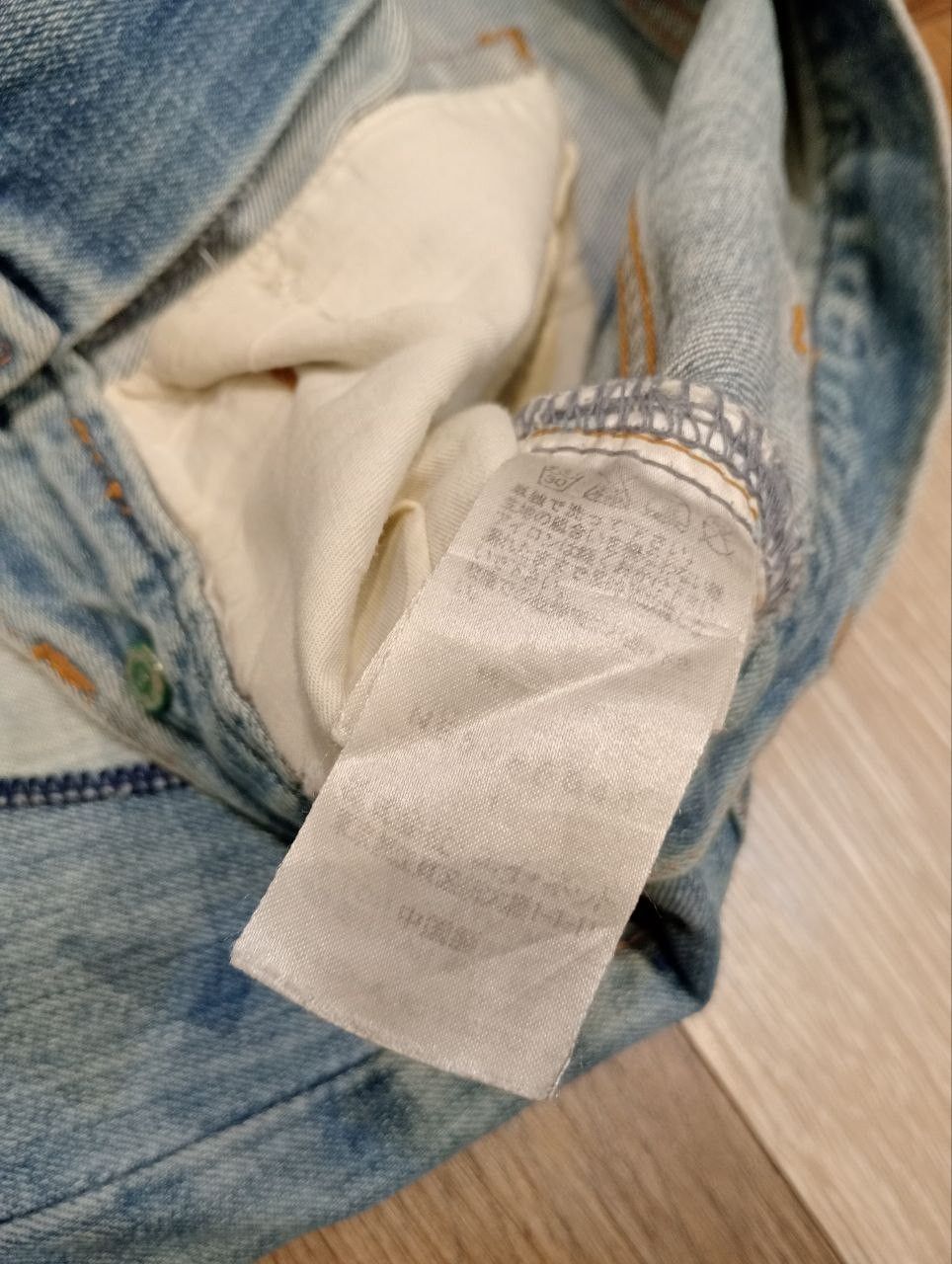 Ne-Net NE-NET ISSEY MIYAKE DISTRESSED BLUE DENIM PANTS Size US 30 / EU 46 - 8 Thumbnail