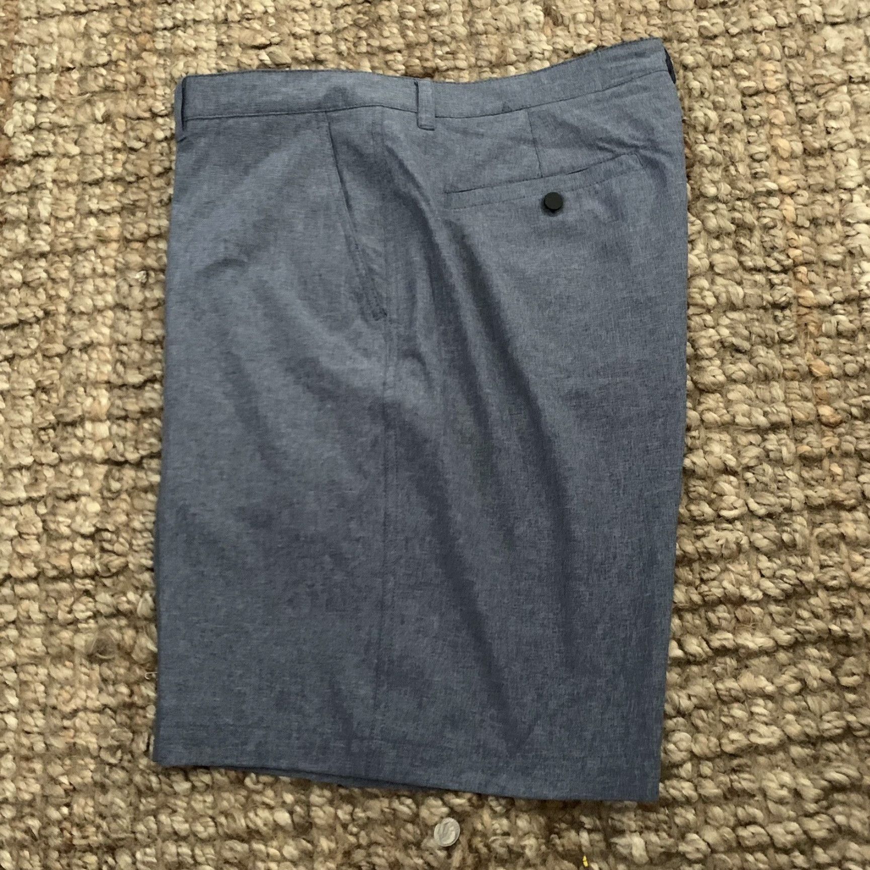 Vintage Tackle & Tides Shorts Mens Sz 38 Chino Performance Lightweight Blue Regular Chino Shorts 38in Inseam 9in Blue Lightweight Pockets Belt Loops Size US 38 / EU 54 - 5 Thumbnail