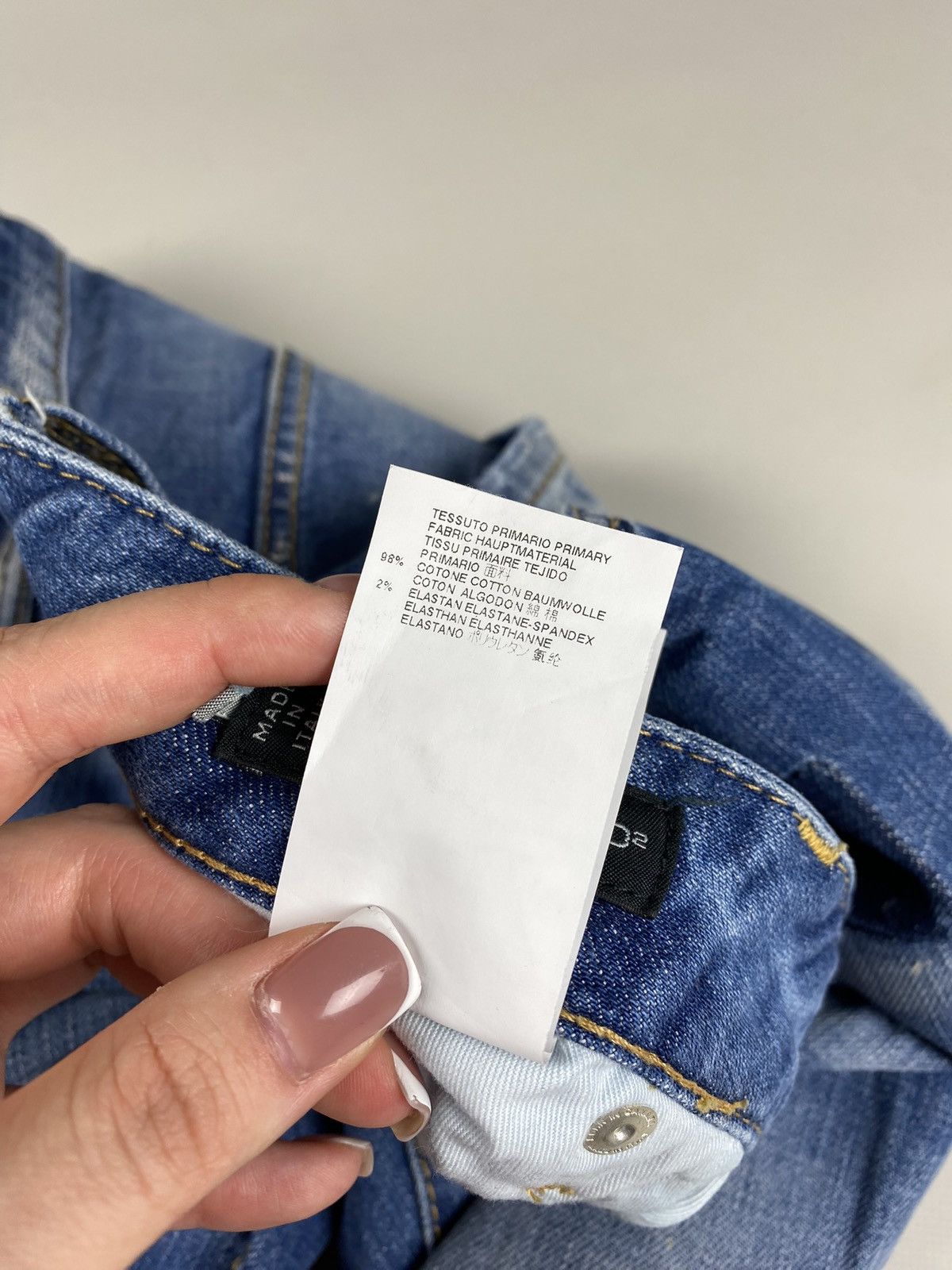 Designer × Dsquared2 Dsquared ladies distressed denim cropped jeans size 38 Size 26" / US 2 / IT 38 - 15 Thumbnail