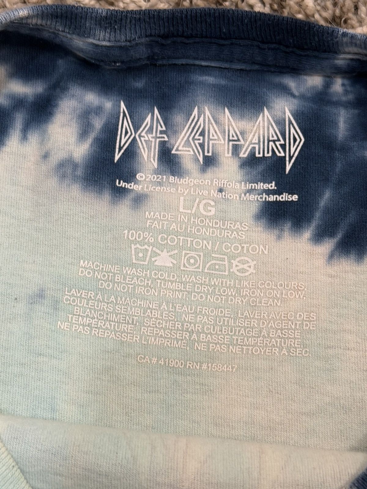 Def Leppard Tie Dye Def Leppard shirt Size US L / EU 52-54 / 3 - 2 Thumbnail