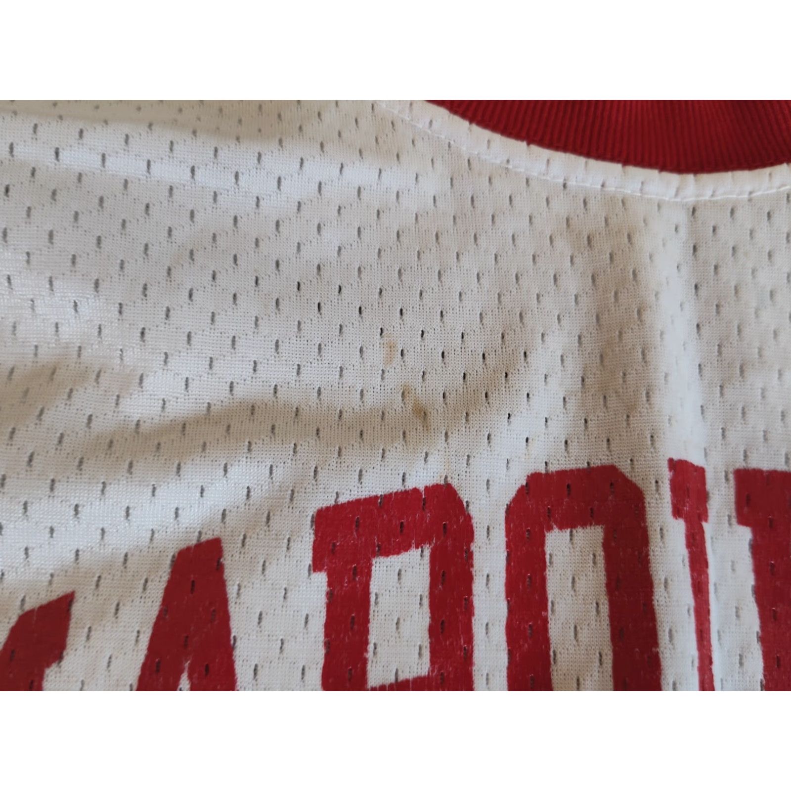 Champion VINTAGE 1980s Champion Women's Track Jersey Women Size 18 Sleeveless Red & White High School Athletic Size XXL / US 16-18 / IT 52-54 - 7 Thumbnail