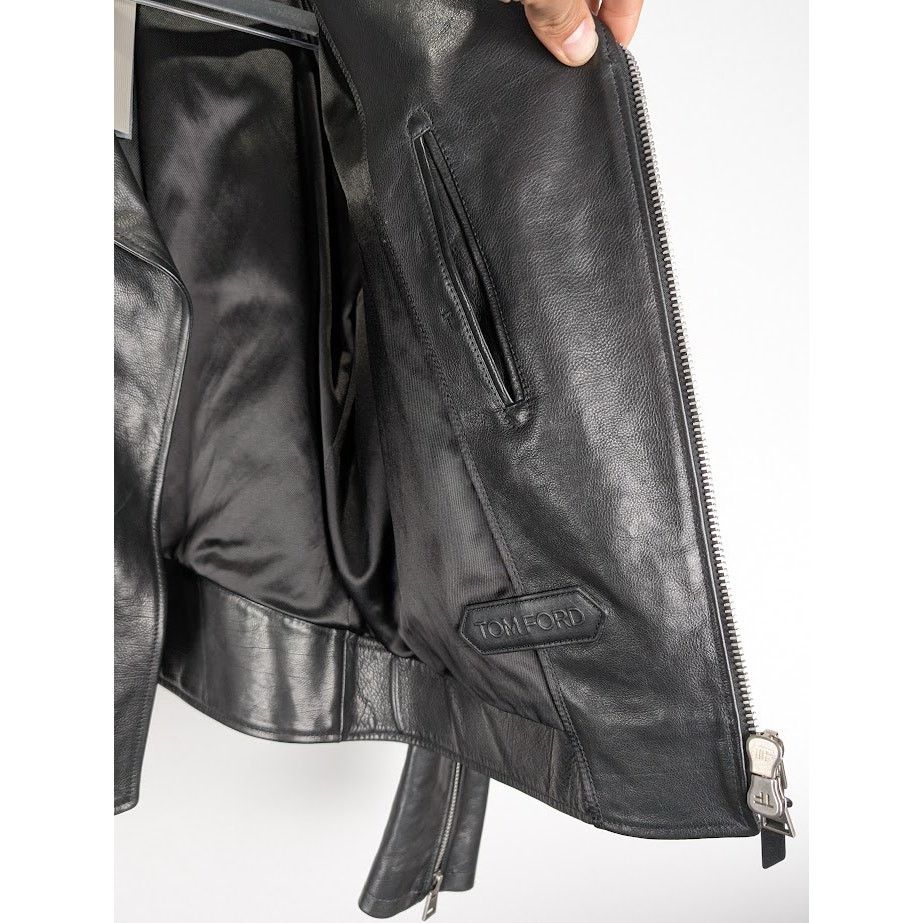 Tom Ford o1rshd1 Outerwear Other Leather Jacket in Black Size US M / EU 48-50 / 2 - 10 Thumbnail