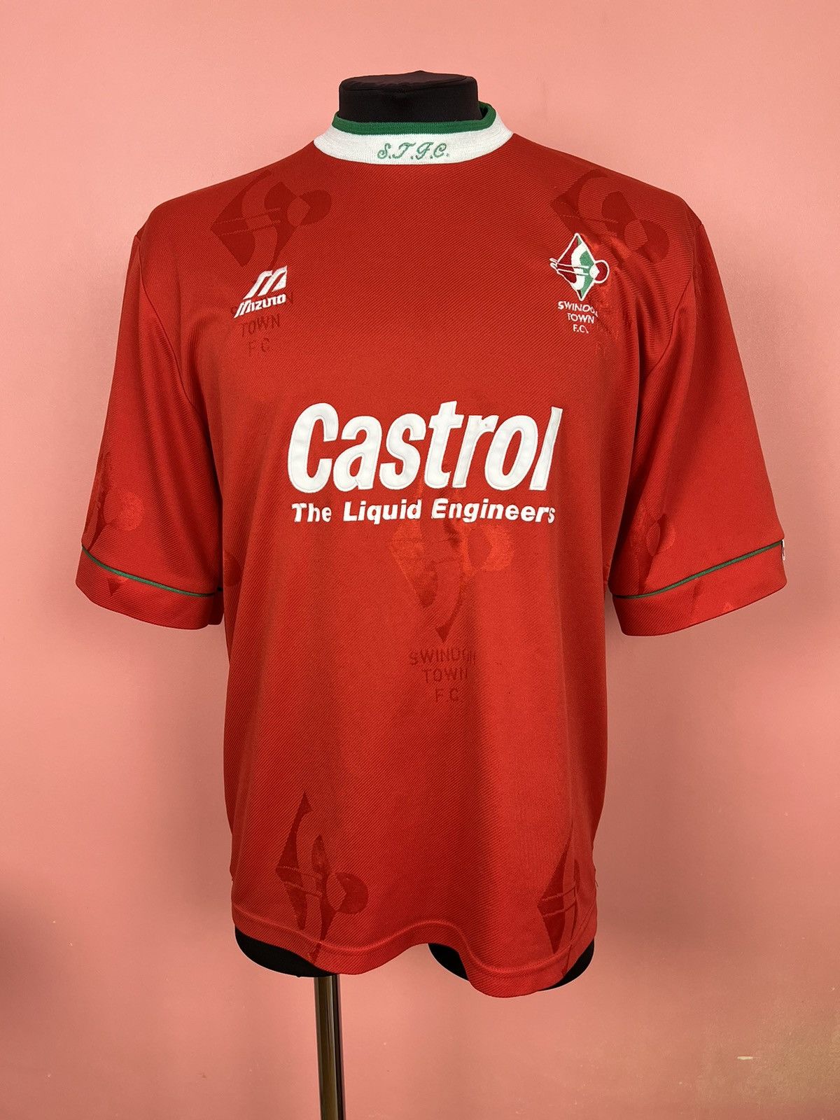 Mizuno swinoon town football soccer jersey vintage rare