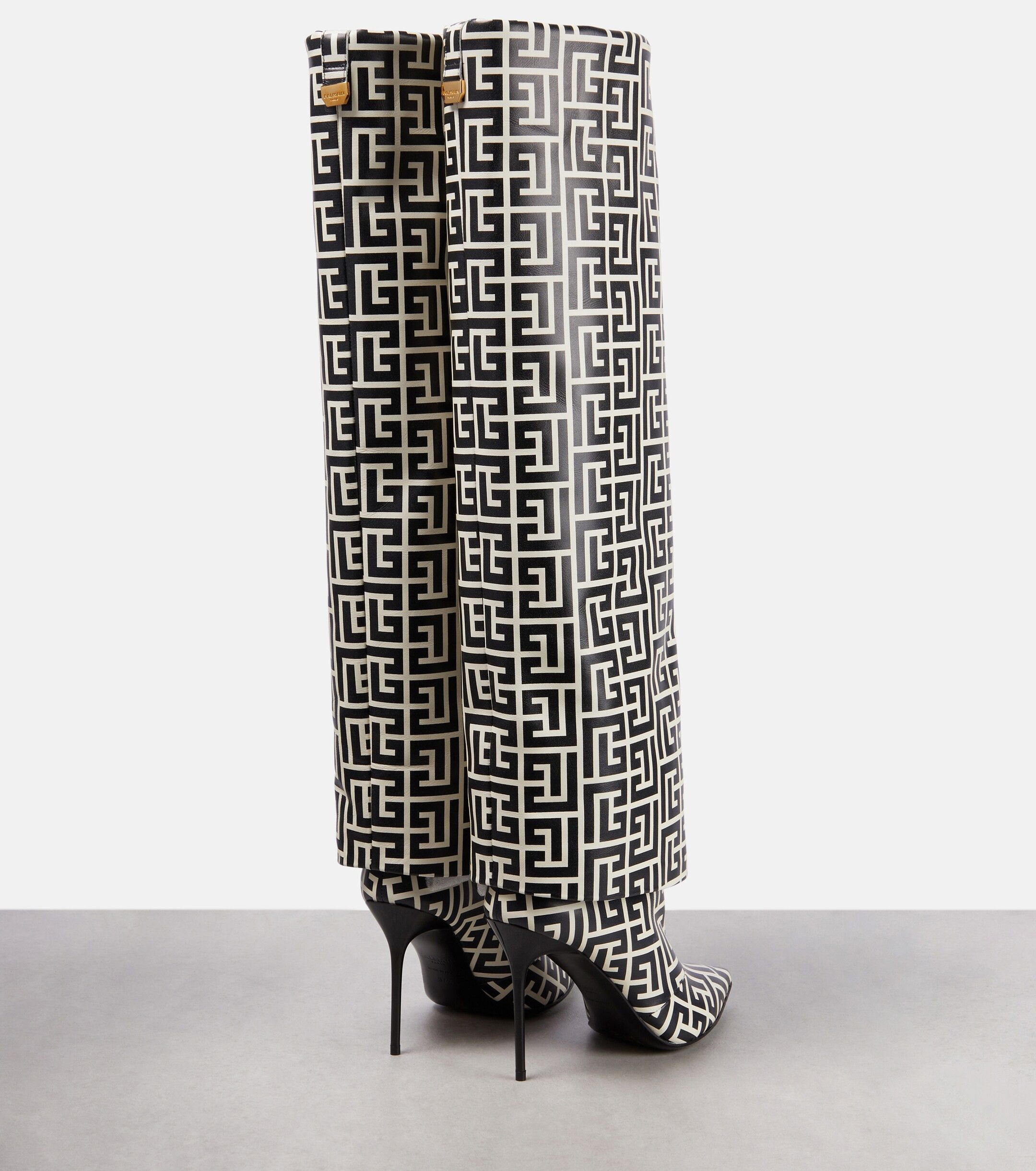Balmain o1y0625 Boots in Black/White Size US 8 / IT 38 - 3 Thumbnail
