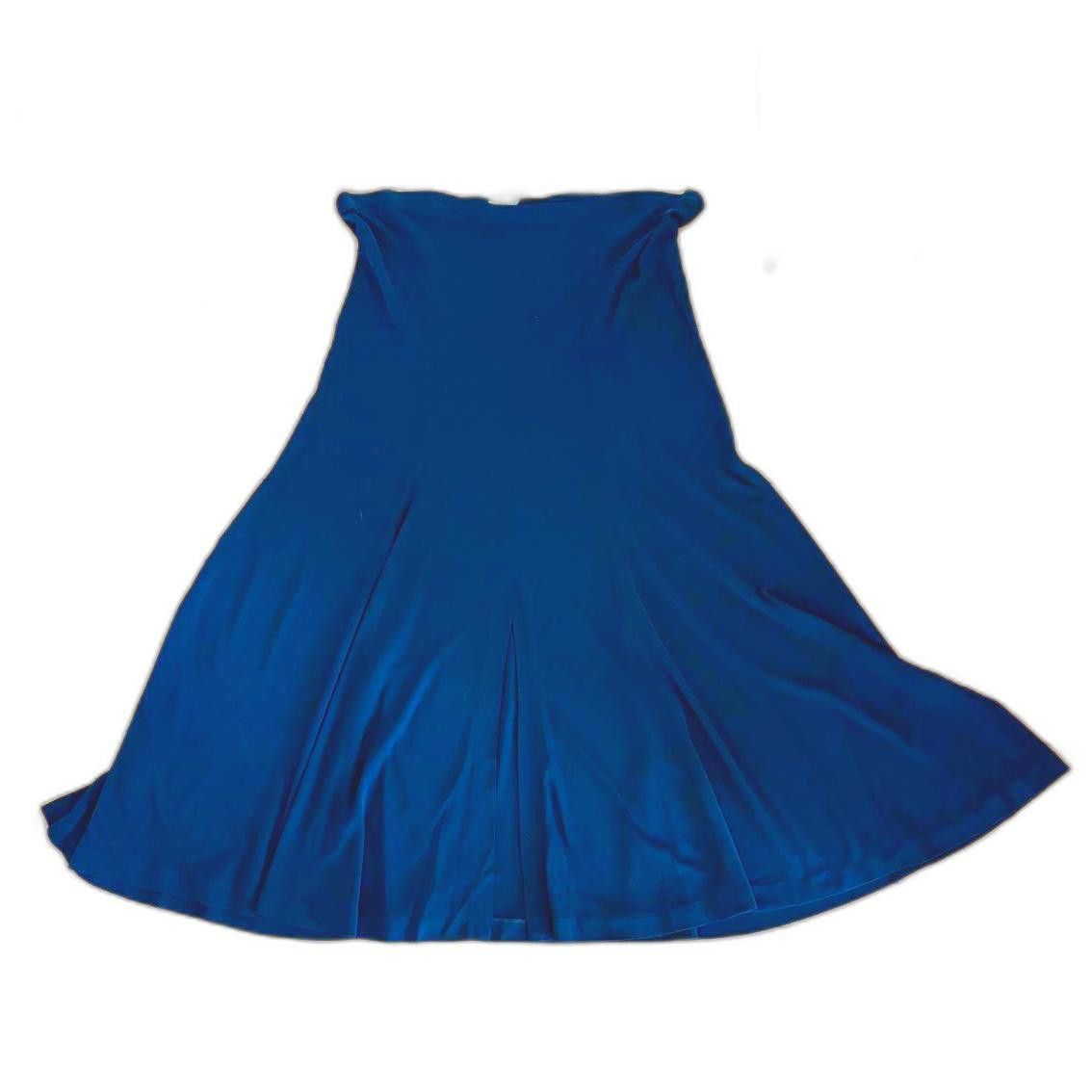 Designer Harriet Selwyn Navy Skirt With Slit Size 19" W Size 36" / US 14 / IT 50 - 1 Thumbnail