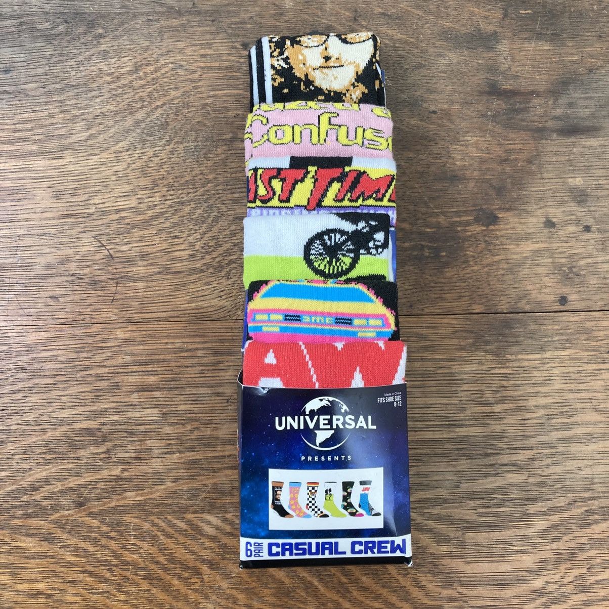 Other Universal Studios Bioworld Adult Mens Casual Crew Socks Size ONE SIZE - 1 Thumbnail