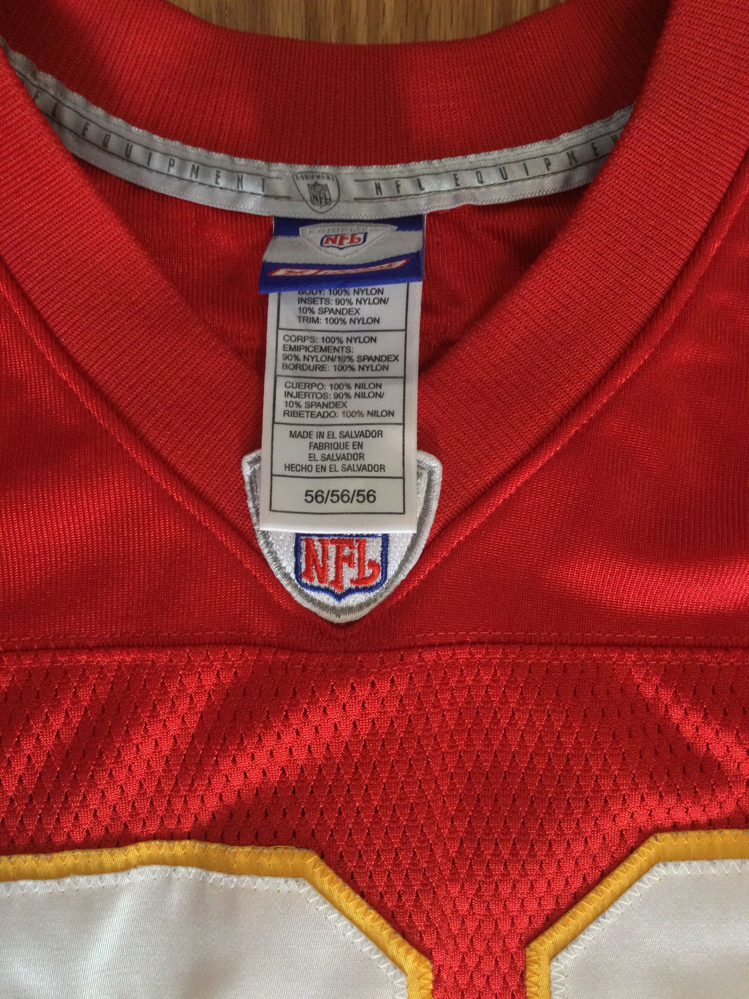Reebok Authentic Kansas City Chiefs Priest Holmes Reebok NFL Jersey Size US XXL / EU 58 / 5 - 6 Thumbnail