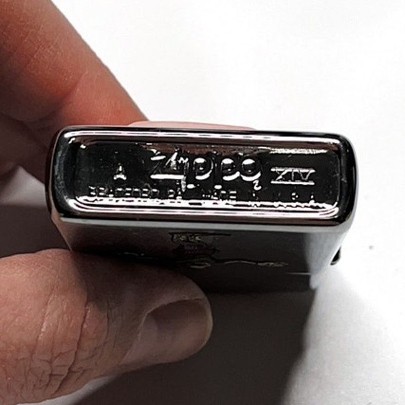 Zippo RARE VINTAGE ZIPPO - Swamp Man - High Polish Chrome-1998 NIB Size ONE SIZE - 6 Thumbnail