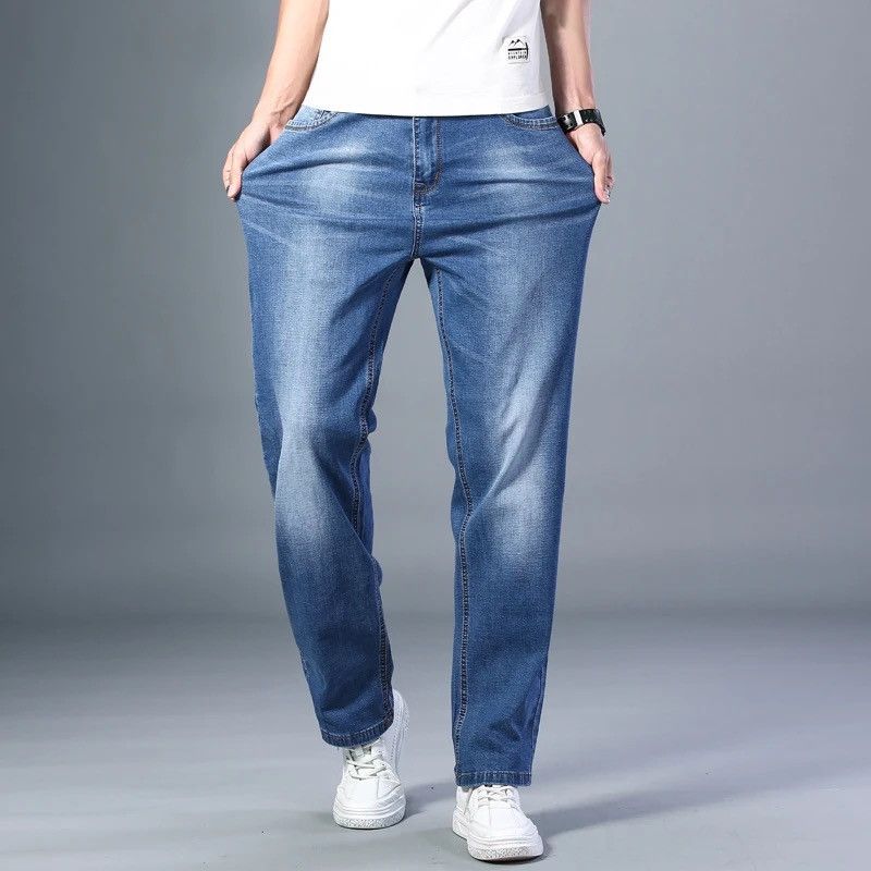 Jean Thin Straight-leg Loose Jeans Size US 32 / EU 48 - 2 Thumbnail