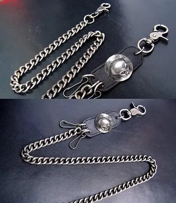 Other Biker Wallet Belts Chain Size ONE SIZE - 4 Thumbnail