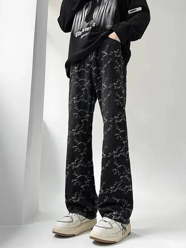 Japanese Brand Retro loose slightly flared straight leg jeans Size US 32 / EU 48 - 2 Thumbnail