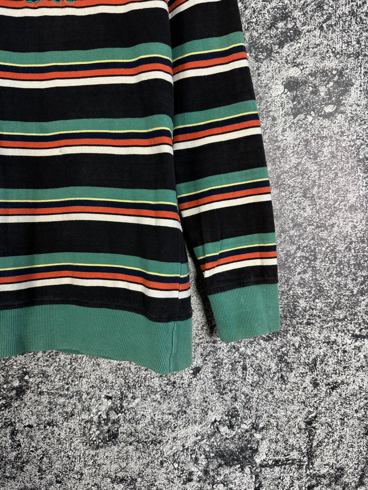Guess Vintage Guess Striped Light Sweatshirt Premium Cotton Size US S / EU 44-46 / 1 - 5 Thumbnail
