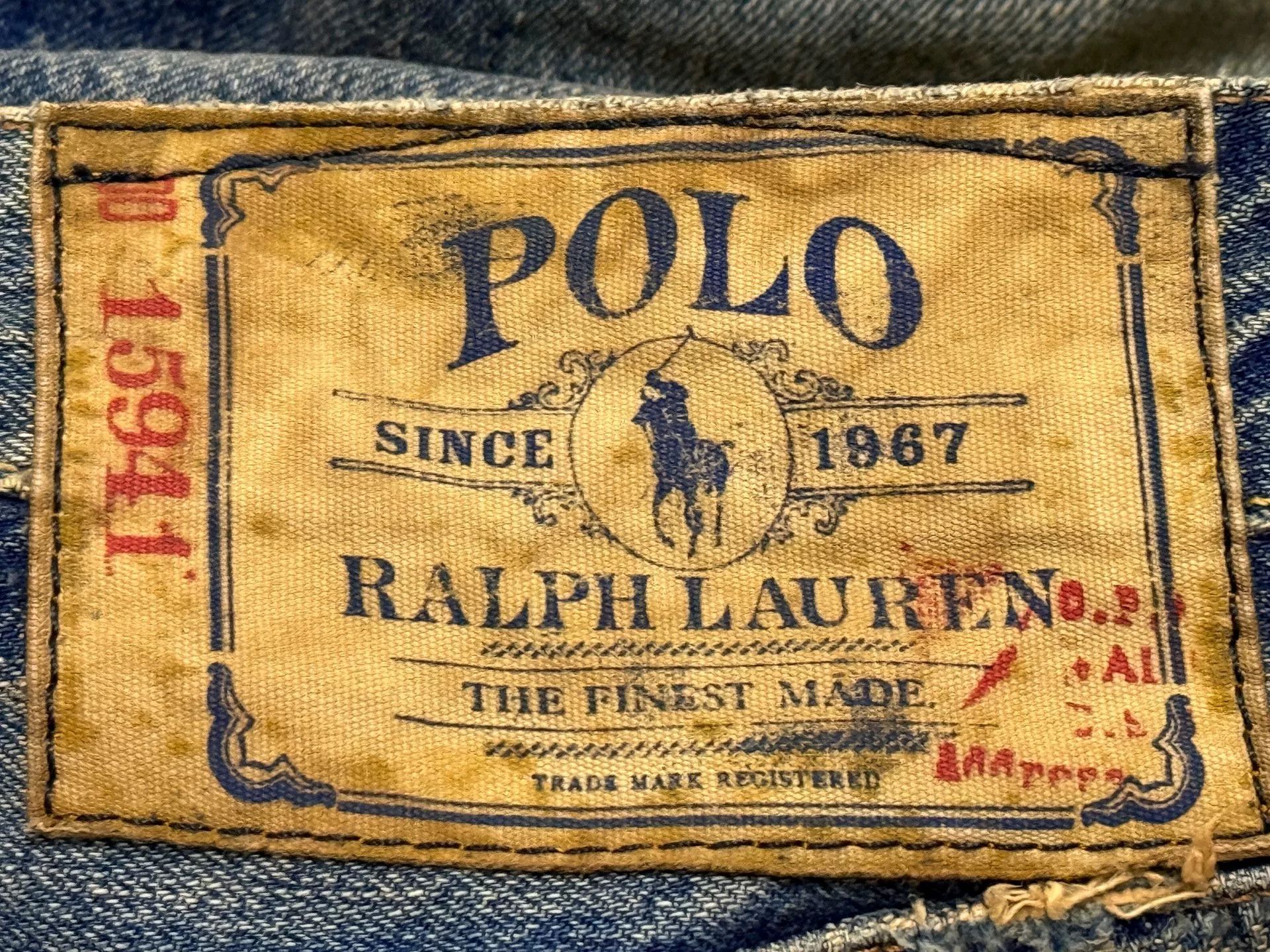 Vintage Vintage Ralph Lauren Denim Jeans from 80s Size US 34 / EU 50 - 1 Thumbnail