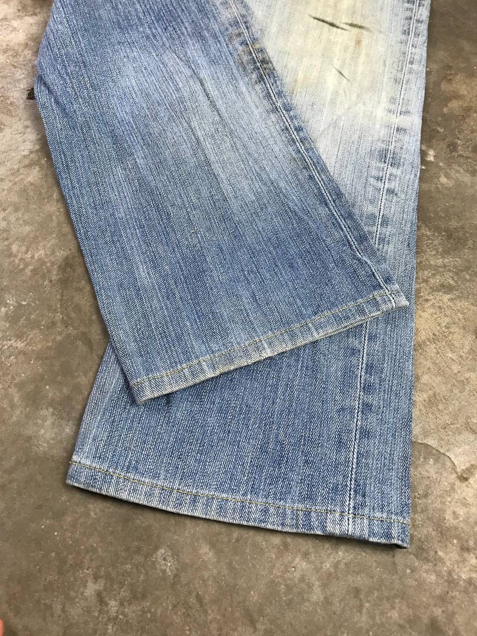 Lee × Vintage Vintage 90's distressed lee denim pants Size US 32 / EU 48 - 6 Thumbnail