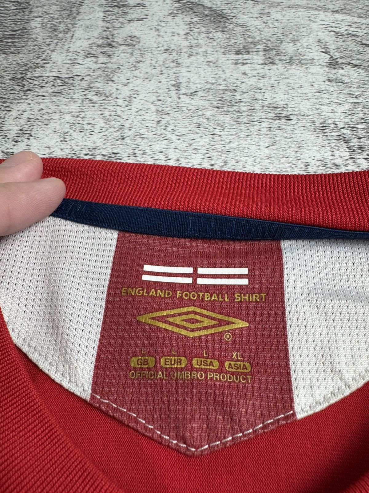 Umbro Vintage Umbro England 2006/2008 Wayne Rooney Shirt Jersey Size US L / EU 52-54 / 3 - 12 Thumbnail