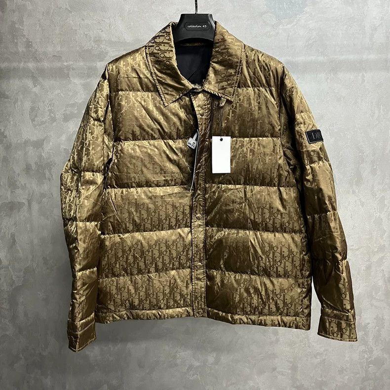 Dior Dior The latest brown letter full print warm lapel zipper t Size US L / EU 52-54 / 3 - 1 Thumbnail