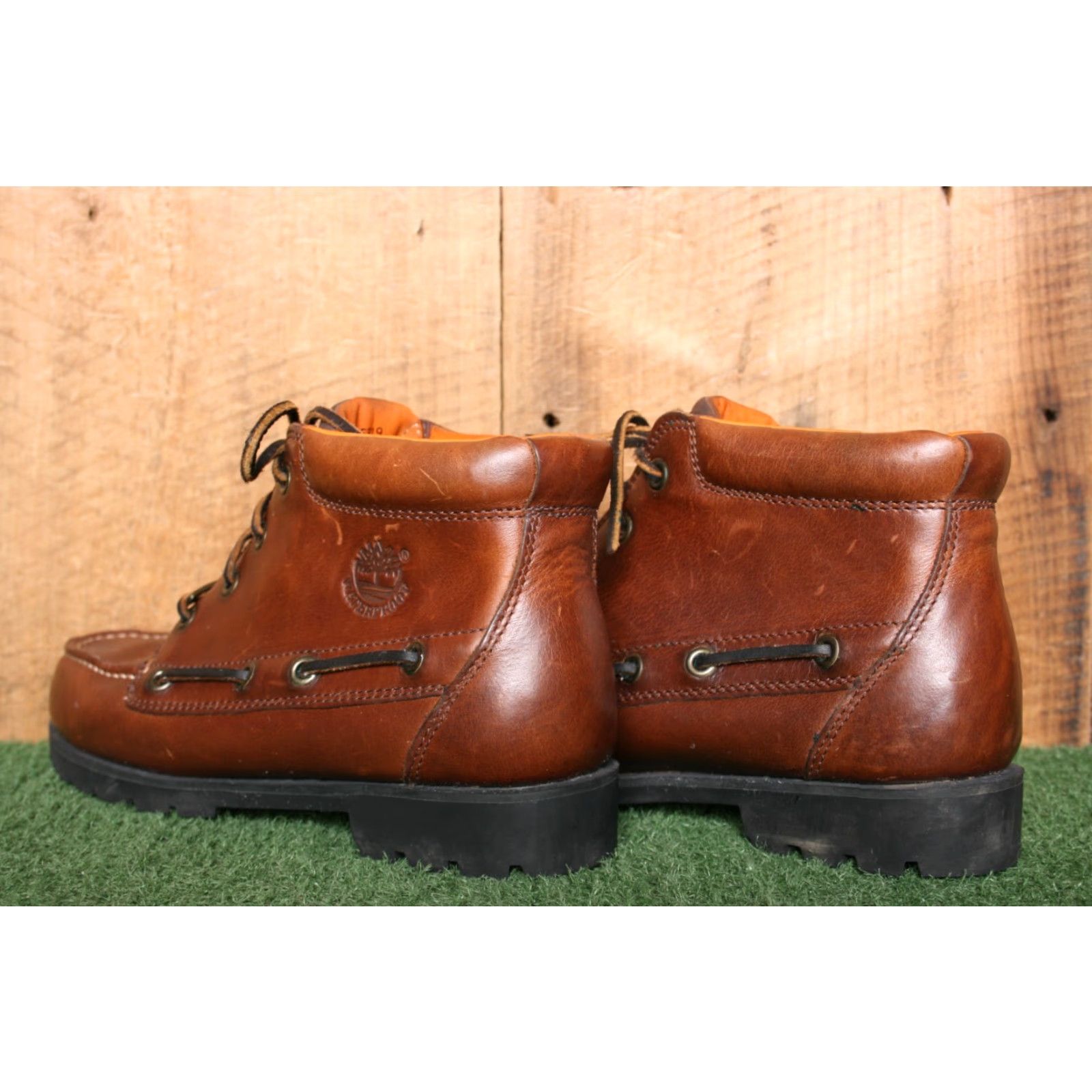 Timberland Vintage Timberland Brown Leather Gore-Tex Ankle Boots Women's 8.5 M (Fit 8 N) Boot Size US 8 / IT 38 - 3 Thumbnail