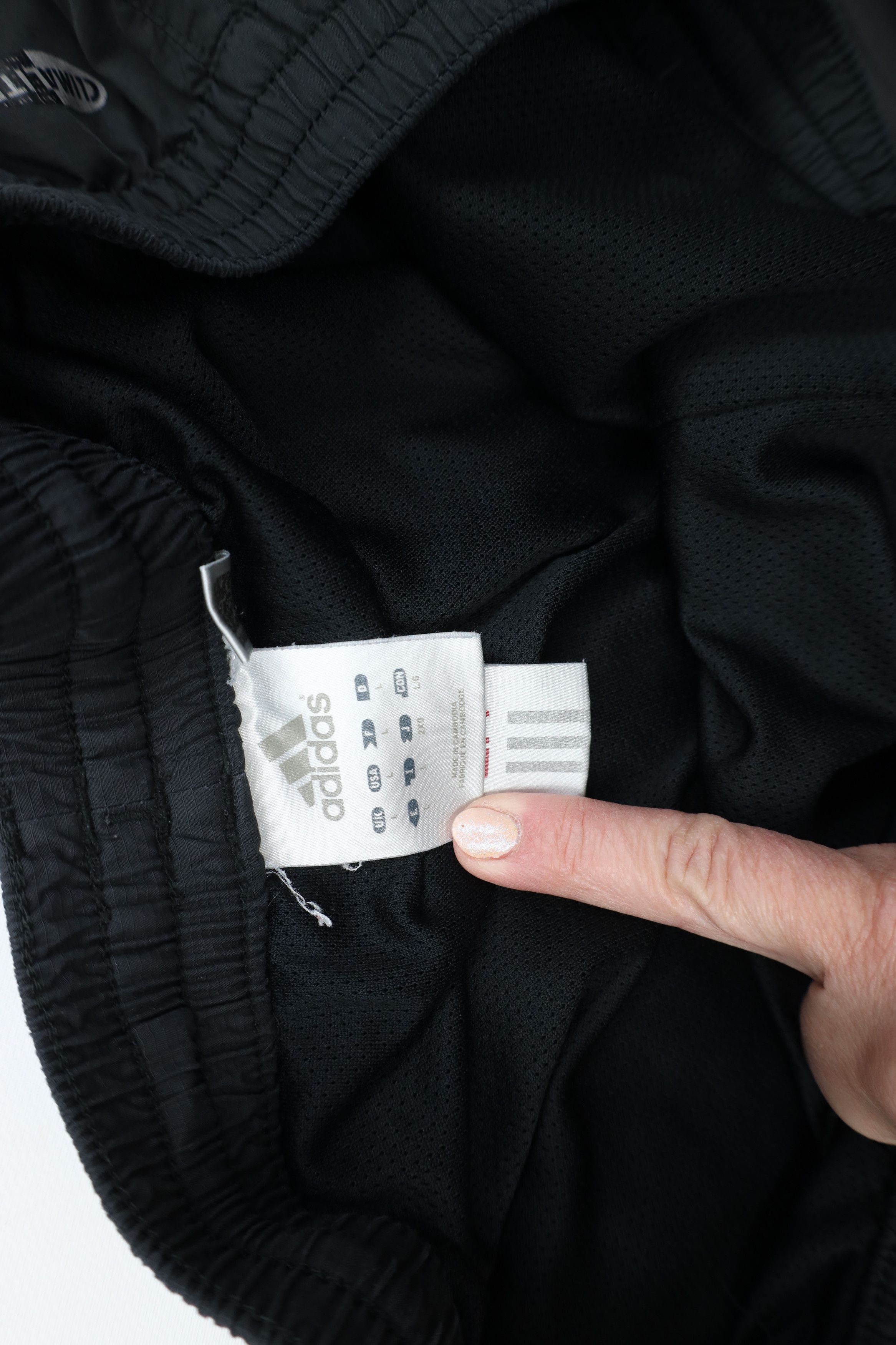 Adidas Vintage Y2K 2006 Adidas Lined Wide Leg Windbreaker Pants Size US 36 / EU 52 - 12 Thumbnail