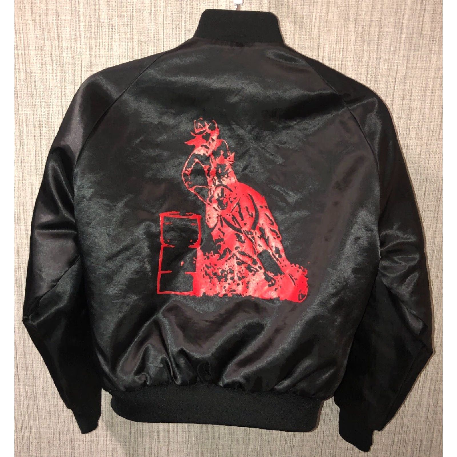 Vintage VINTAGE Aristo Jac Womens Satin Jacket Black Snap Button Front Lined Quilt Size S Size S / US 4 / IT 40 - 2 Thumbnail