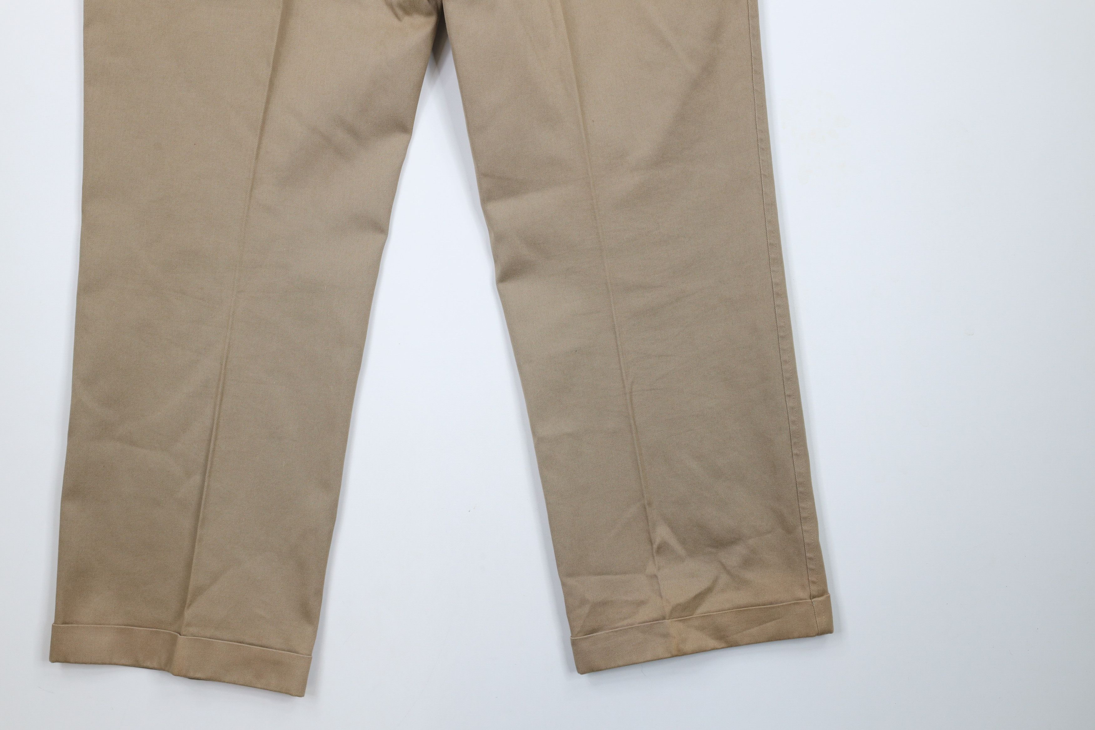 Lands' End × Vintage Vintage 70s Lands End Pleated Cuffed Wide Leg Pants USA Size US 36 / EU 52 - 13 Thumbnail