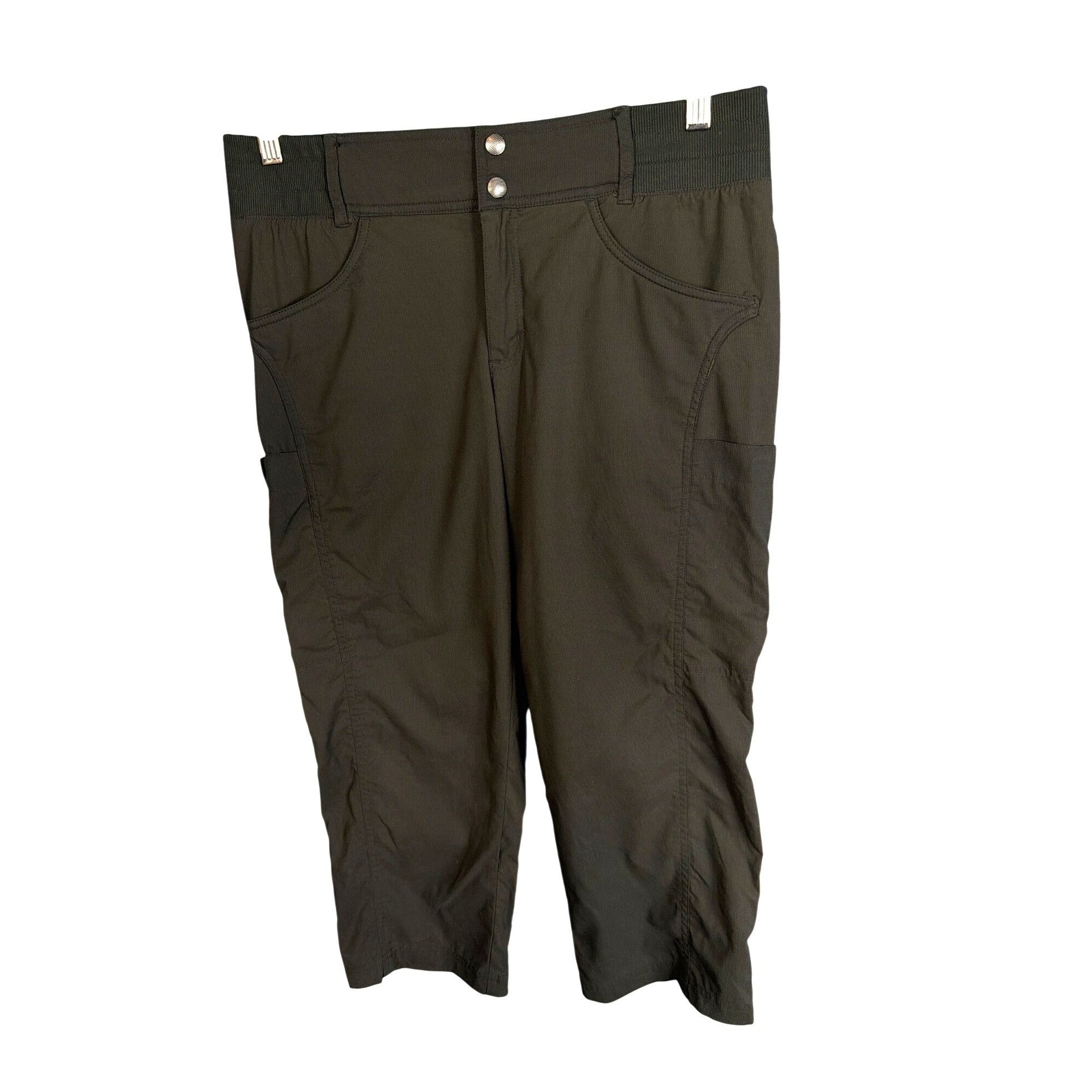 Other NWT Title Nine Women Gray Clamber Capri Hiking Nylon Pants 1 Size 36" / US 14 / IT 50 - 12 Thumbnail