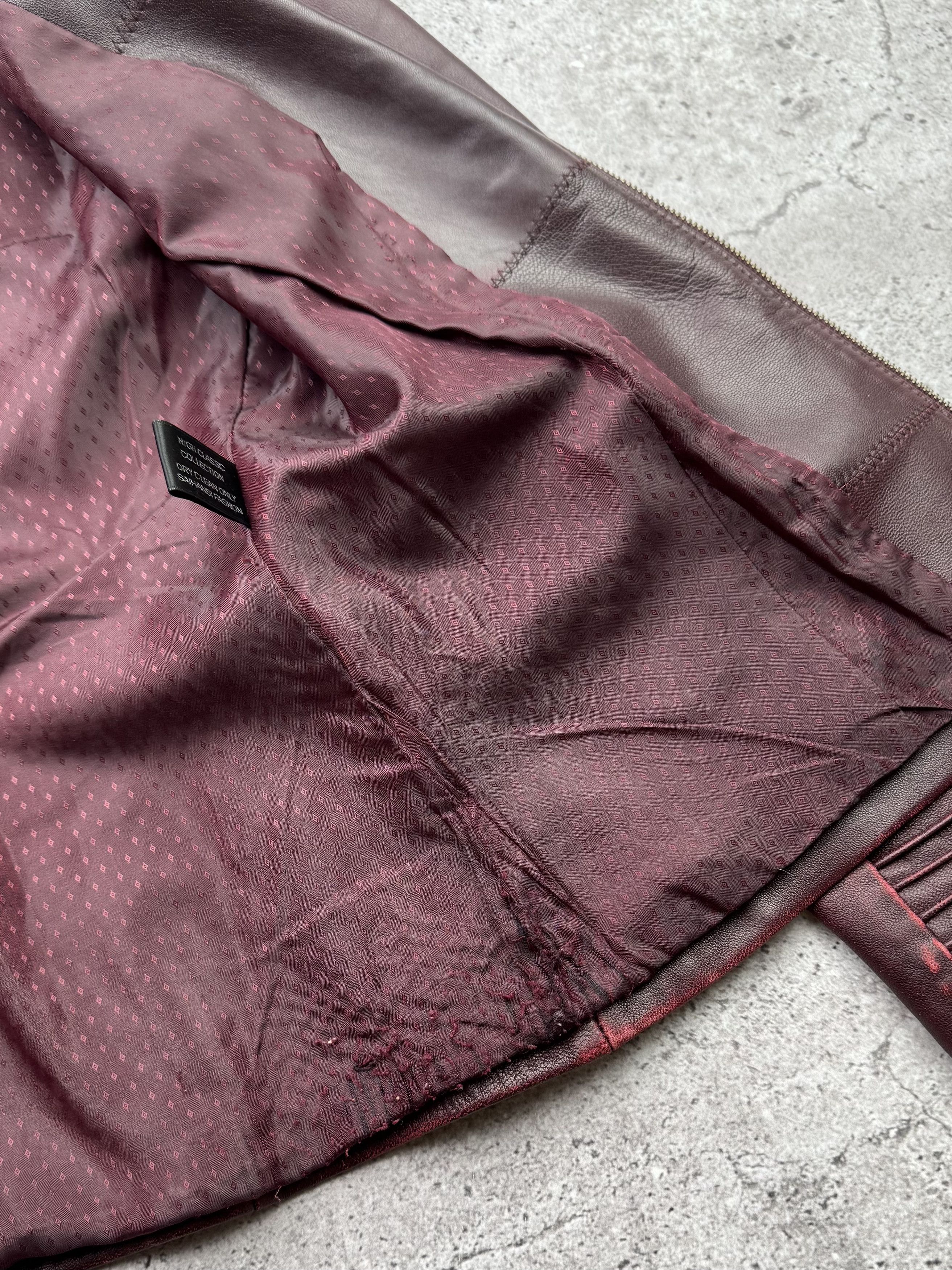 Genuine Leather Vintage Leather Jacket C425(V56) Size XS / US 0-2 / IT 36-38 - 6 Thumbnail