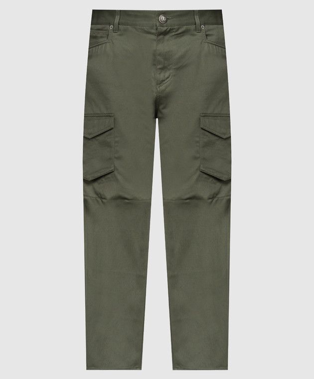 Balmain o1y0426 Cargo Pant in Military Green Size US 29 - 1 Thumbnail