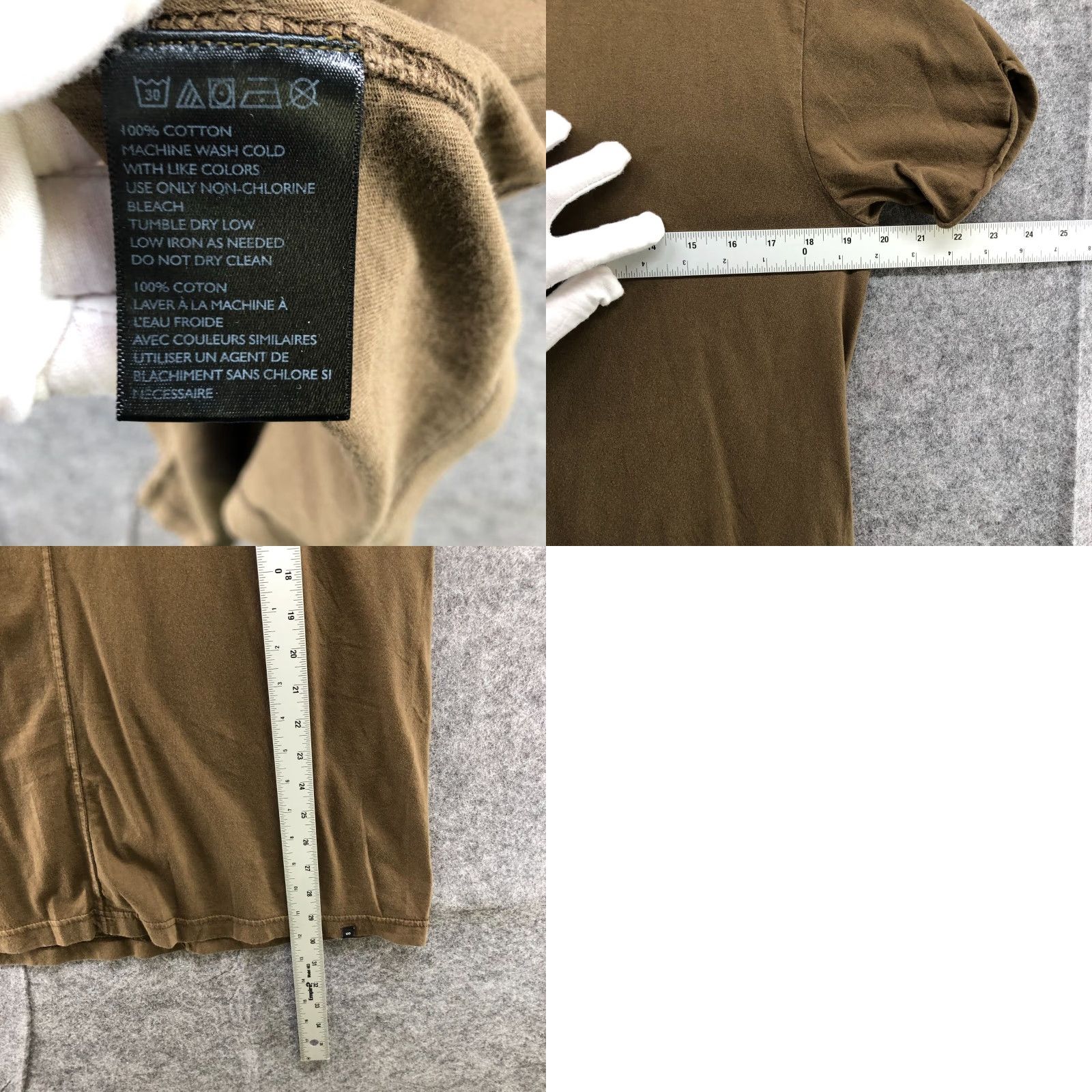 Urban Outfitters Urban Outfitters Modern Fit Shirt Mens XS Exposed Seam Brown Short Sleeve Size US XS / EU 42 / 0 - 8 Thumbnail