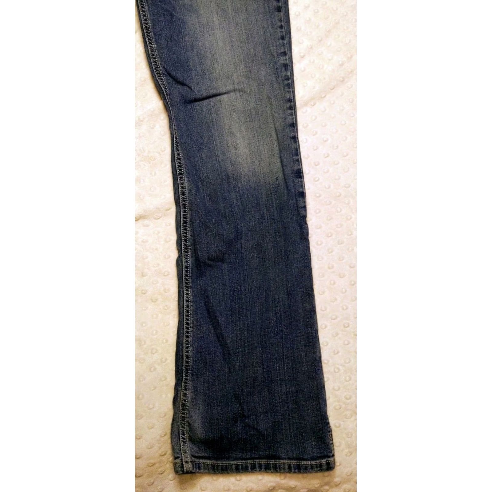 Vintage Cruel Girl Georgia Relaxed Boot Jeans Womens 11L 32x34 Low Rise Blue Denim 5-Pocket Stretch Bootcut Western Southwestern Mens Womens Girls Size 32" / US 10 / IT 46 - 2 Thumbnail