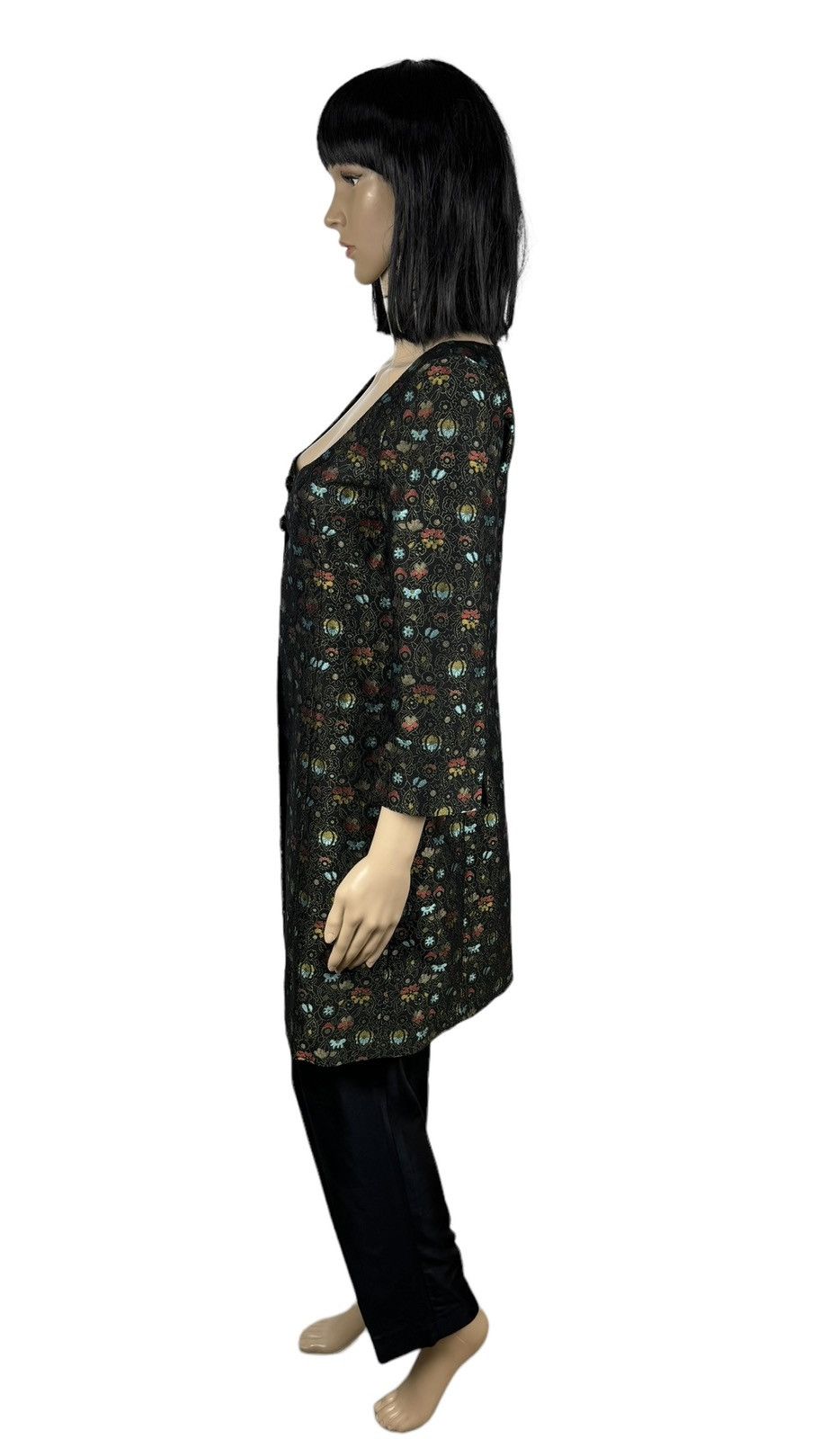 Miu Miu Miu Miu Coat Dress Wool Embroidered Floral Printed size 42 Size M / US 6-8 / IT 42-44 - 9 Thumbnail