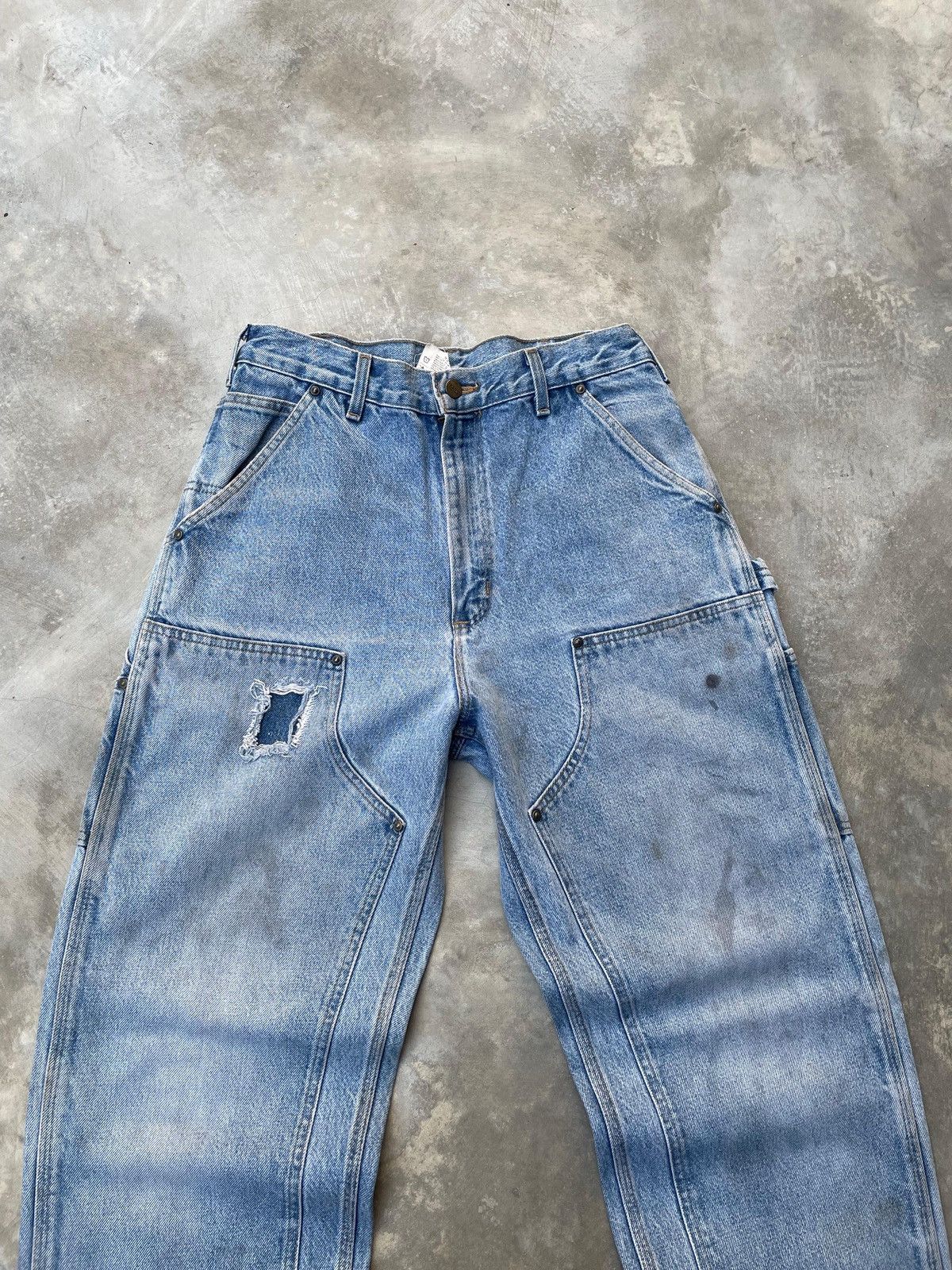 Carhartt Faded Dark Stone Carhartt Doublekne B73-BDST🪡Grunge Size US 32 / EU 48 - 2 Thumbnail