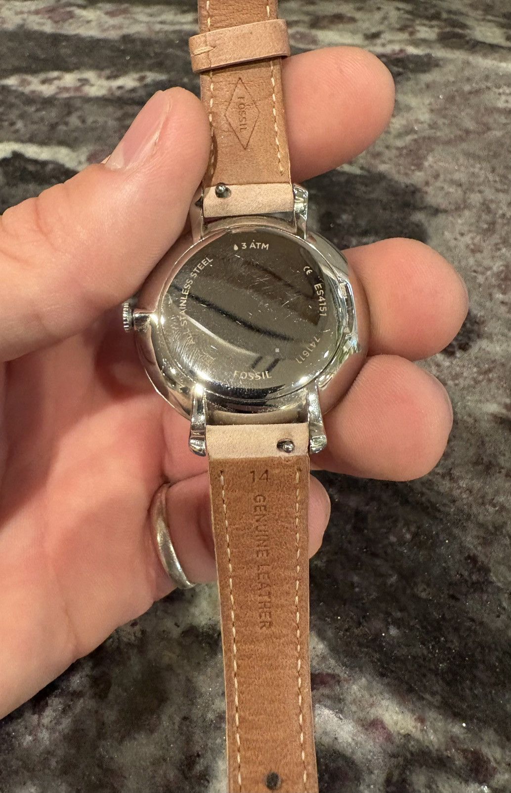 Fossil Jacqueline Blush Fossil Watch Size ONE SIZE - 3 Thumbnail