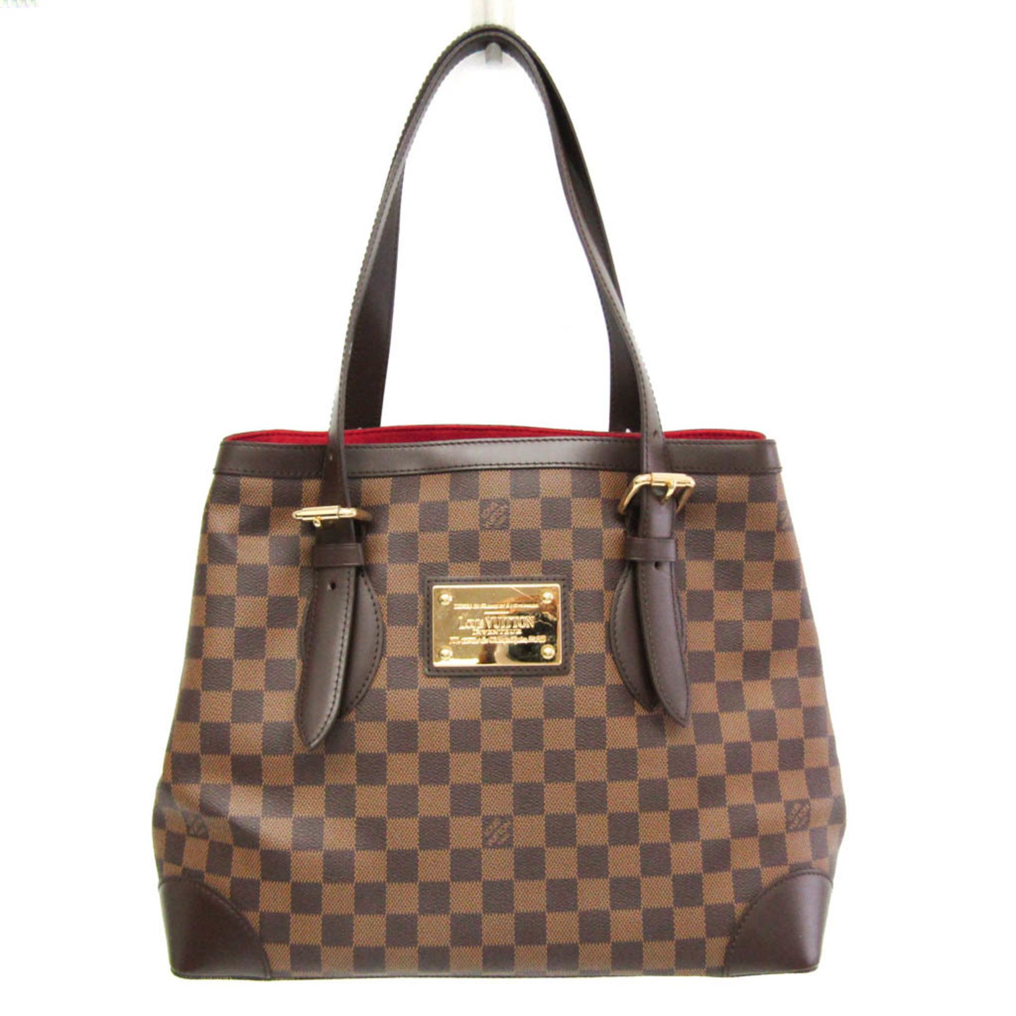 Louis Vuitton Louis Vuitton Damier Hampstead MM N51204 Women's Shoulder Bag,Tote Bag Brown Size ONE SIZE - 1 Thumbnail