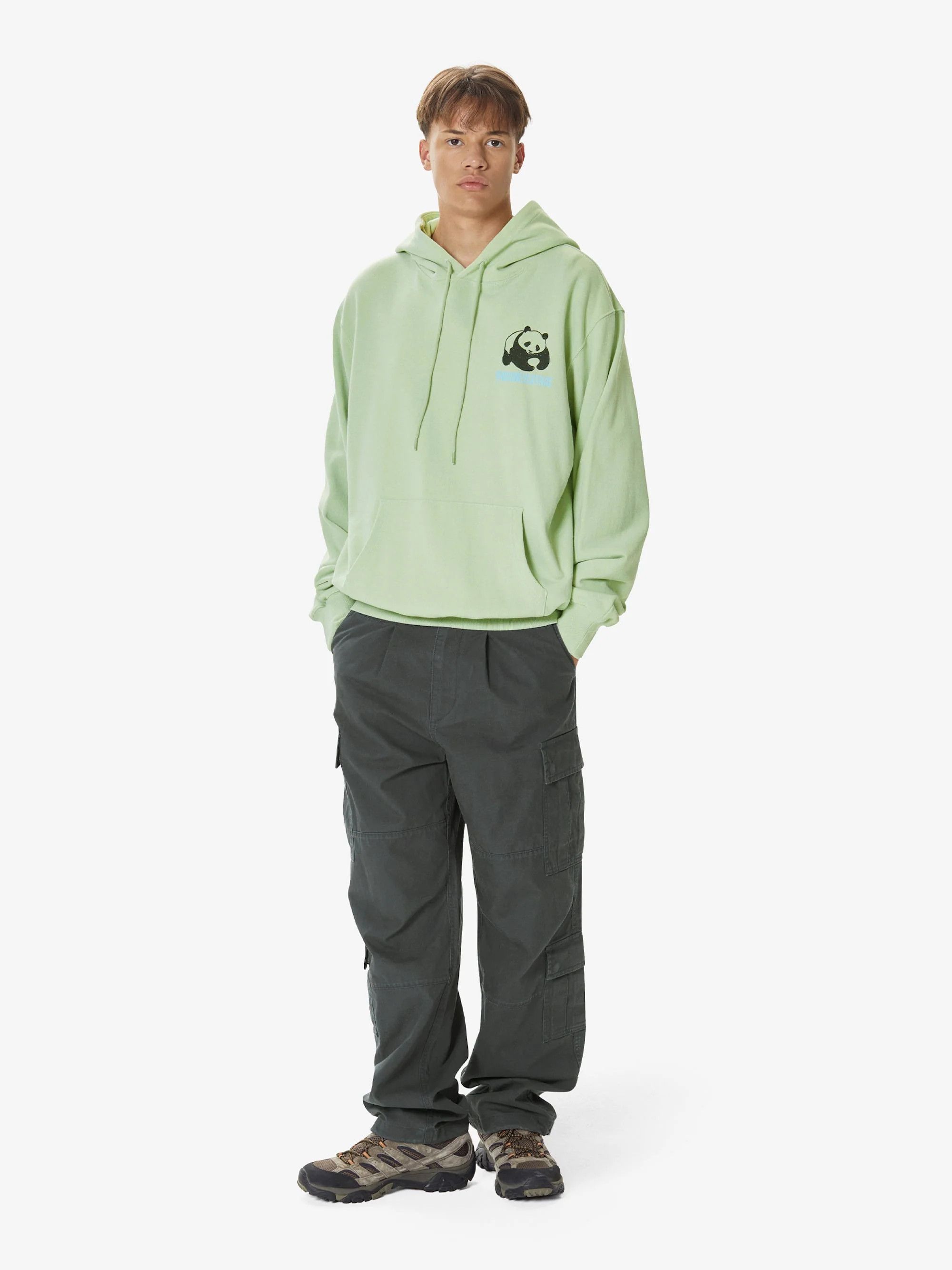 thisisneverthat o1mle0925 Panda Hoodie in Pale Green Size US M / EU 48-50 / 2 - 5 Thumbnail