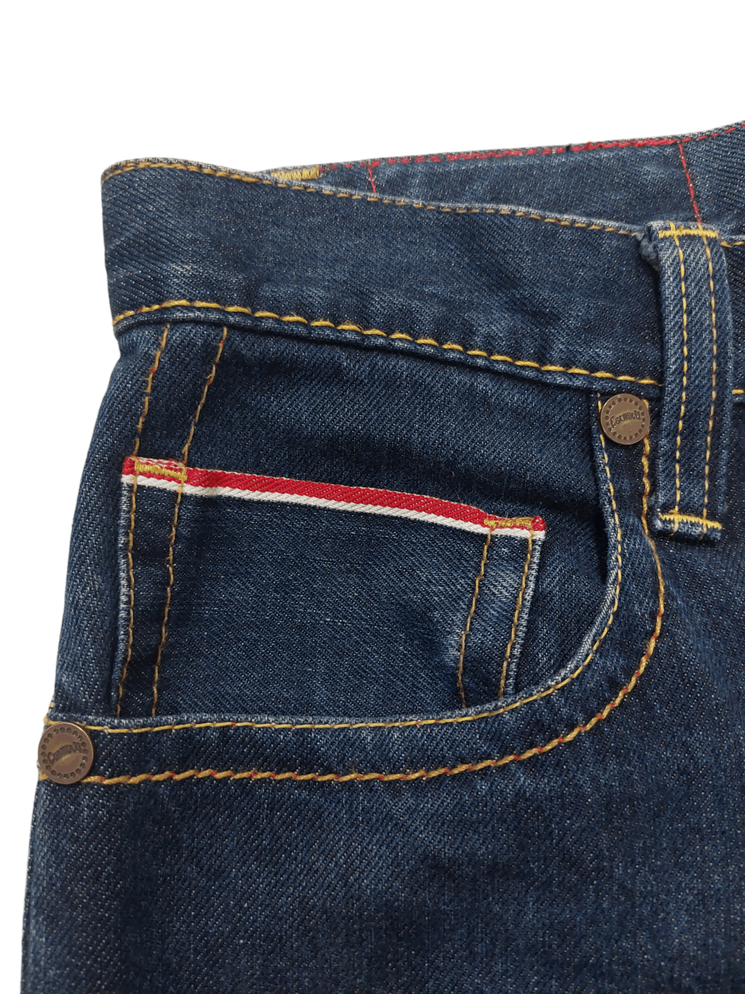 Other Co & Lu Big Logo Selvedge Denim Size US 30 / EU 46 - 6 Thumbnail