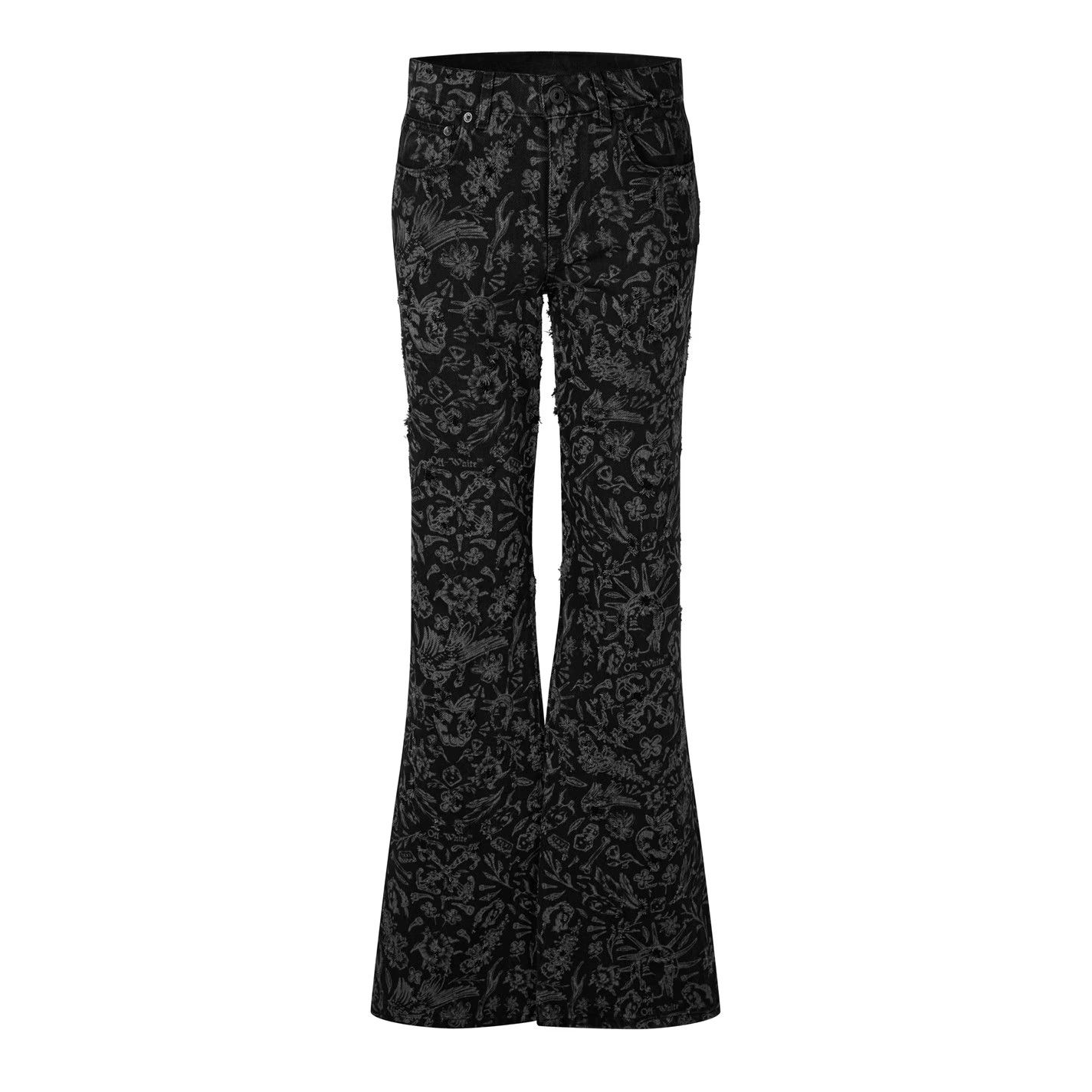 Off-White o1g2r1mq0125 Jeans in Vintage Black Size 25" / US 0 / IT 36 - 1 Thumbnail