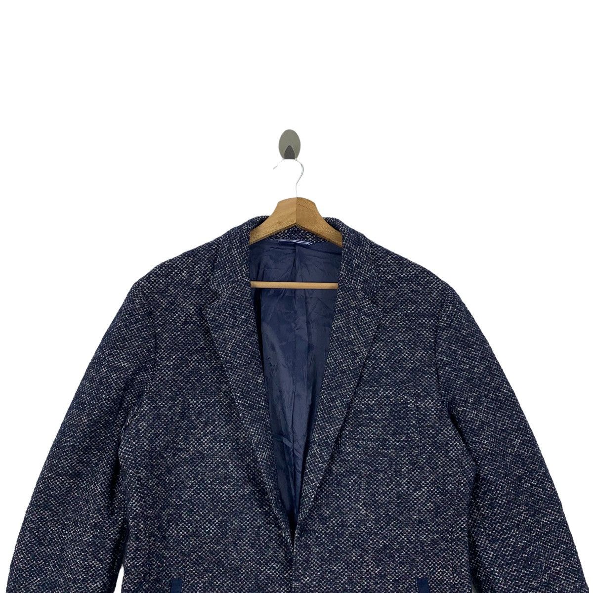 Lanvin LANVIN En Bleu Paris Designer Wool Blazer Coat Jacket Size L / US 10 / IT 46 - 5 Thumbnail