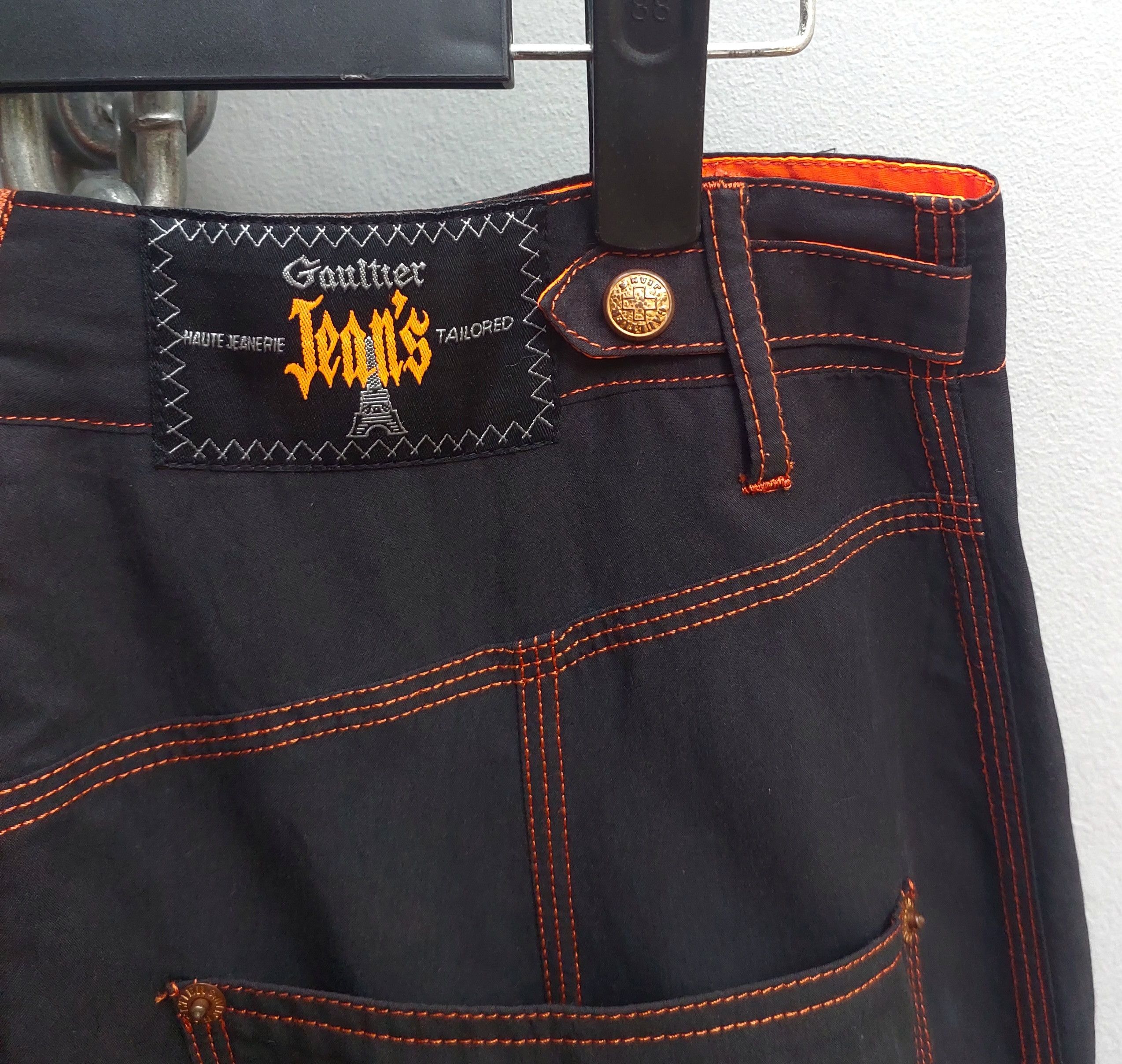 Jean Paul Gaultier Jean Paul Gaultier Vintage Contrast Stitch Skirt Size 32" / US 10 / IT 46 - 8 Thumbnail
