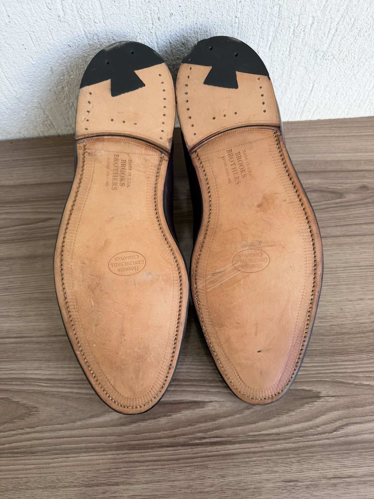 Alden Burgundy shell cordovan tassel loafers by brook brothers Size US 10.5 / EU 43-44 - 21 Thumbnail