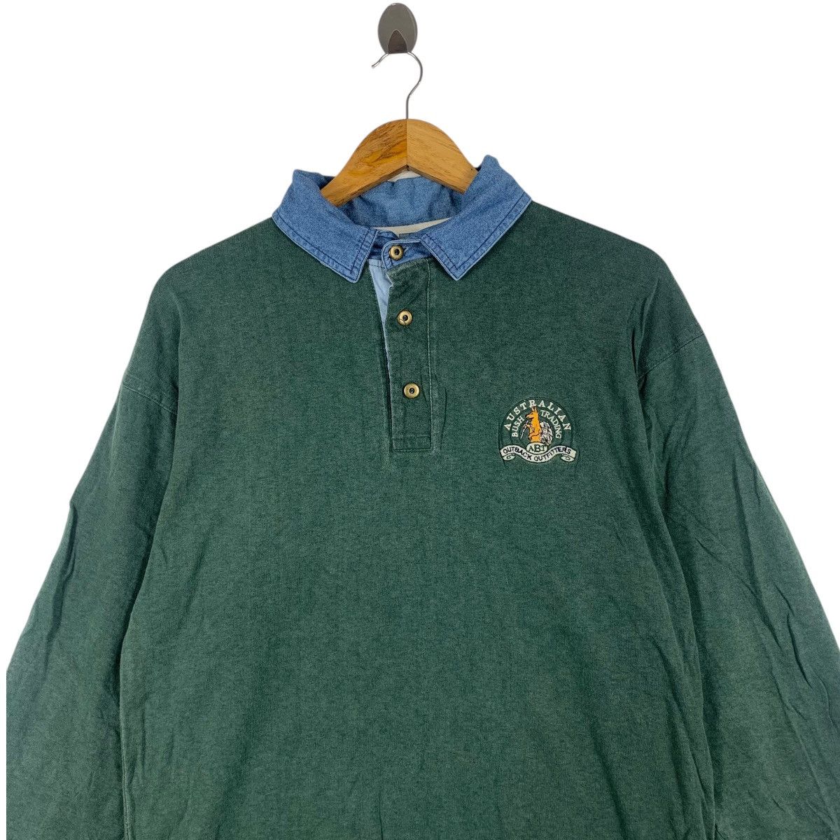 Vintage Vintage AUSTRALIA BUSH TRADING Rugby Tee Shirt Top Polo Size US S / EU 44-46 / 1 - 2 Thumbnail