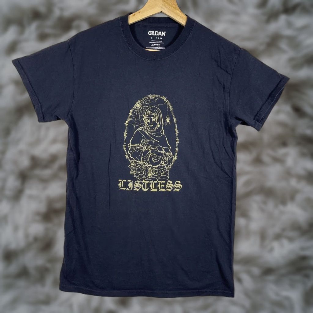 Gildan VINTAGE Listless Band T-Shirt Adult Small Black Hardcore Screamo Grindcore Richmond RVA Mens Size US S / EU 44-46 / 1 - 1 Thumbnail