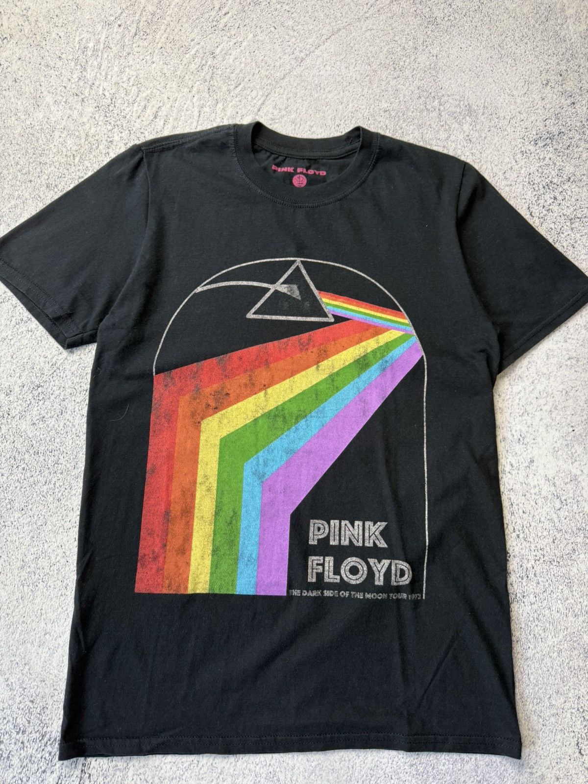 Band Tees Vintage Pink Floyd T-Shirts The Dark Side of the moon 1971s Size US S / EU 44-46 / 1 - 3 Thumbnail