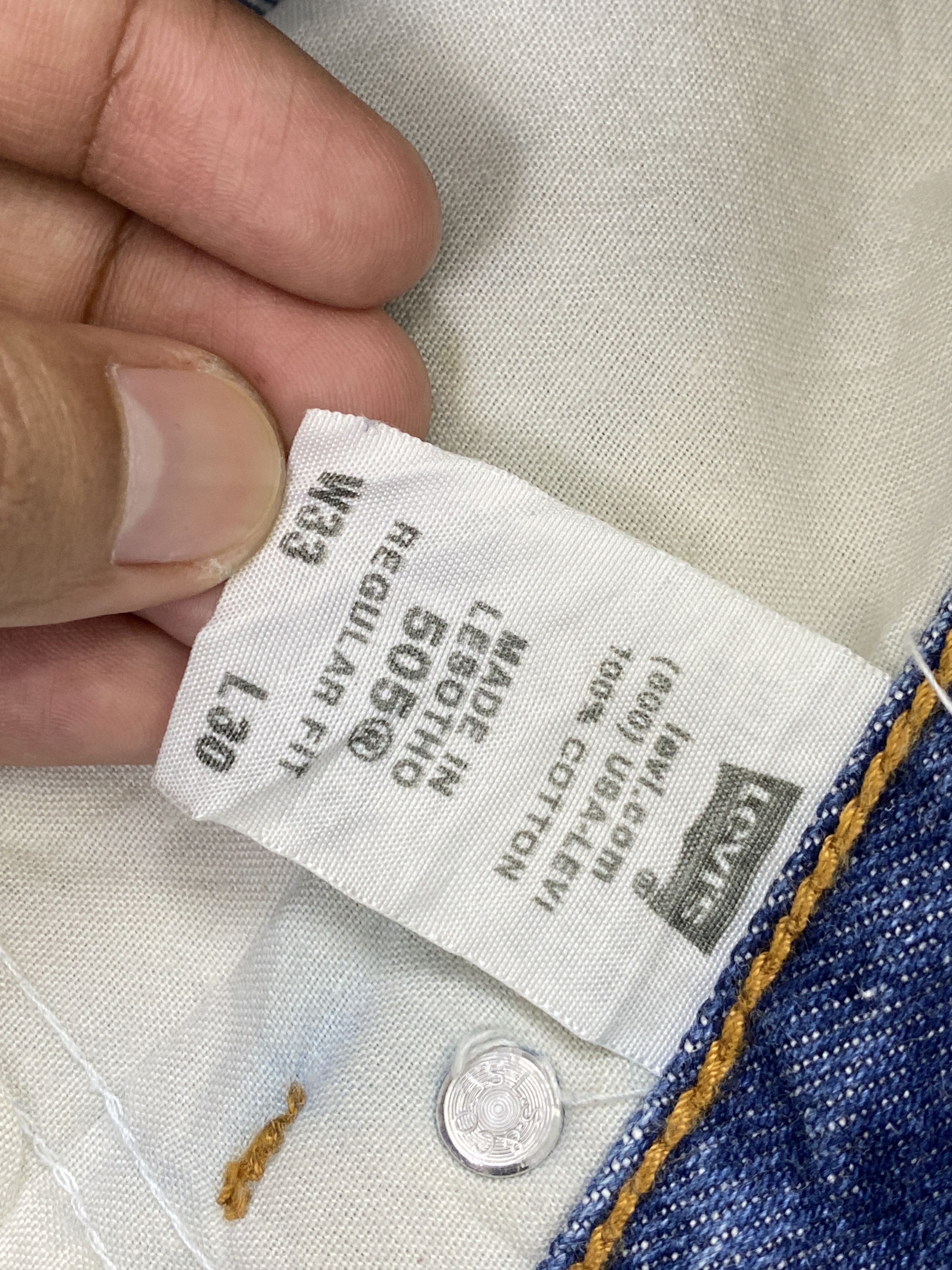Levi's × Vintage Vintage Levi's 505 Stoned Washed Denim Jeans Size US 33 - 8 Thumbnail