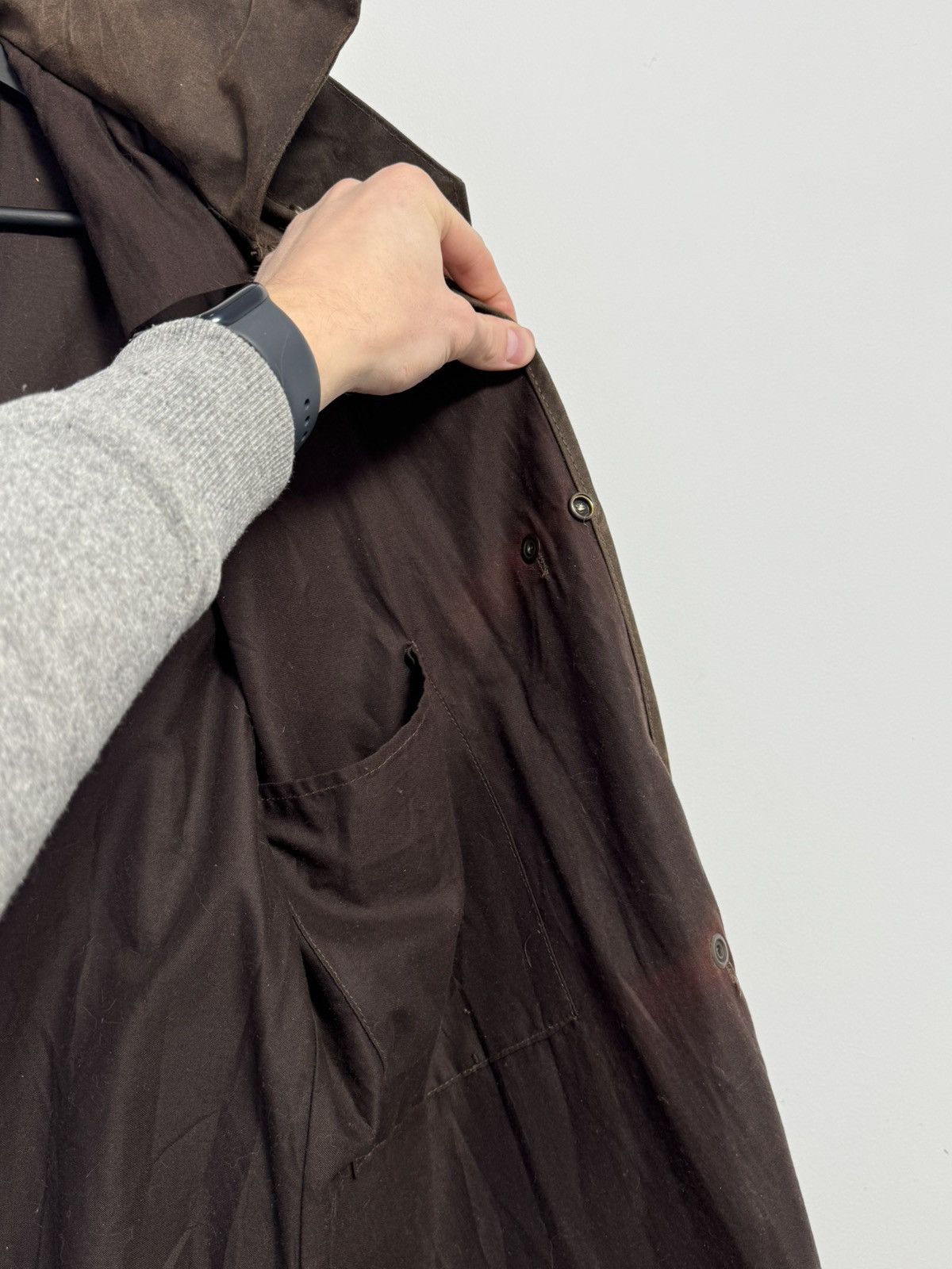 Other Burke Wills vintage wax waxed cotton short weatherall jacket Size US M / EU 48-50 / 2 - 16 Thumbnail