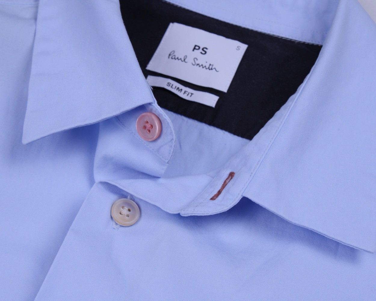 Designer × Paul Smith PAUL SMITH Blue Sky Long Sleeve Shirt Size US S / EU 44-46 / 1 - 15 Thumbnail